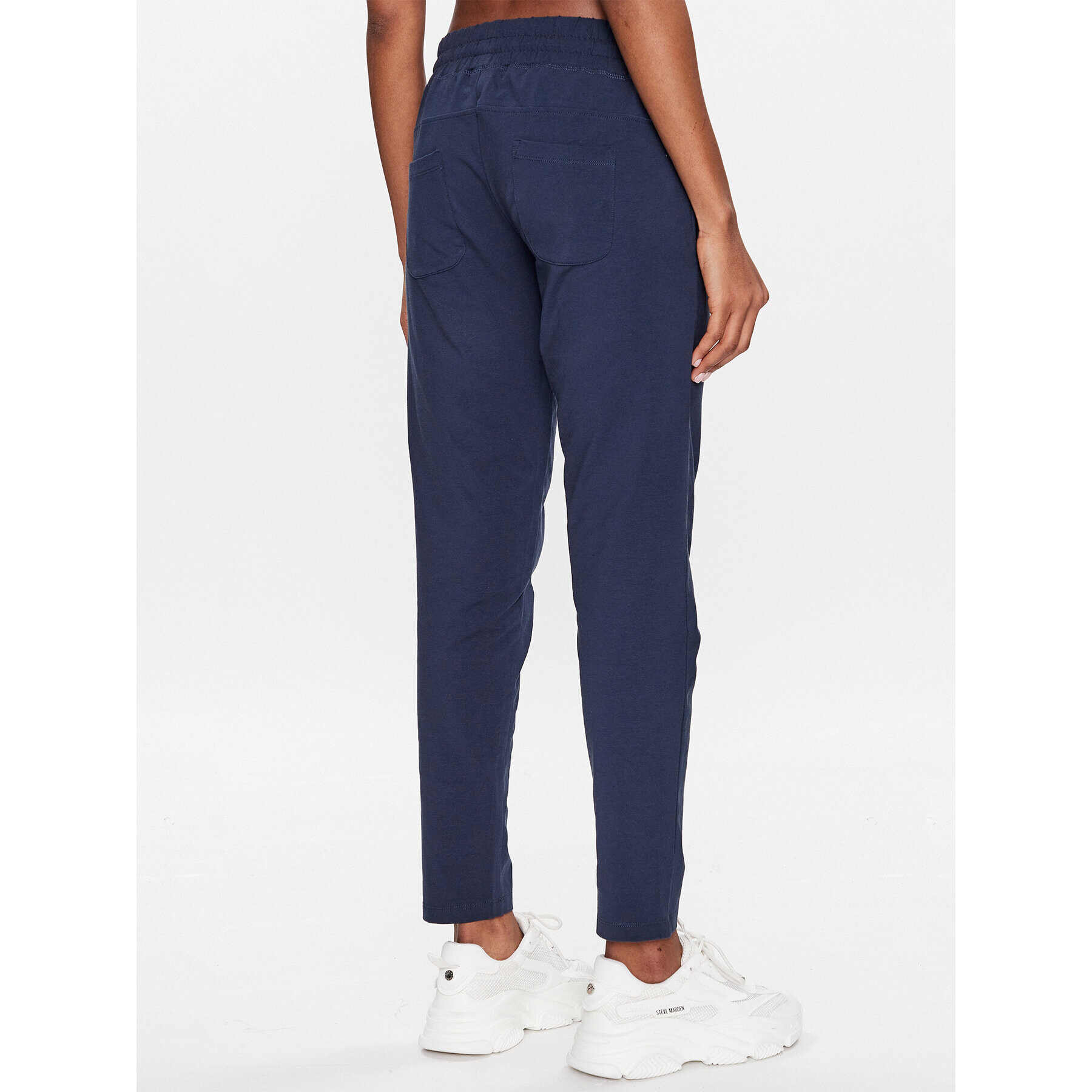 Seidensticker Spodnji del pižame Classic Long Pants Mornarsko modra Straight Fit - Pepit.si