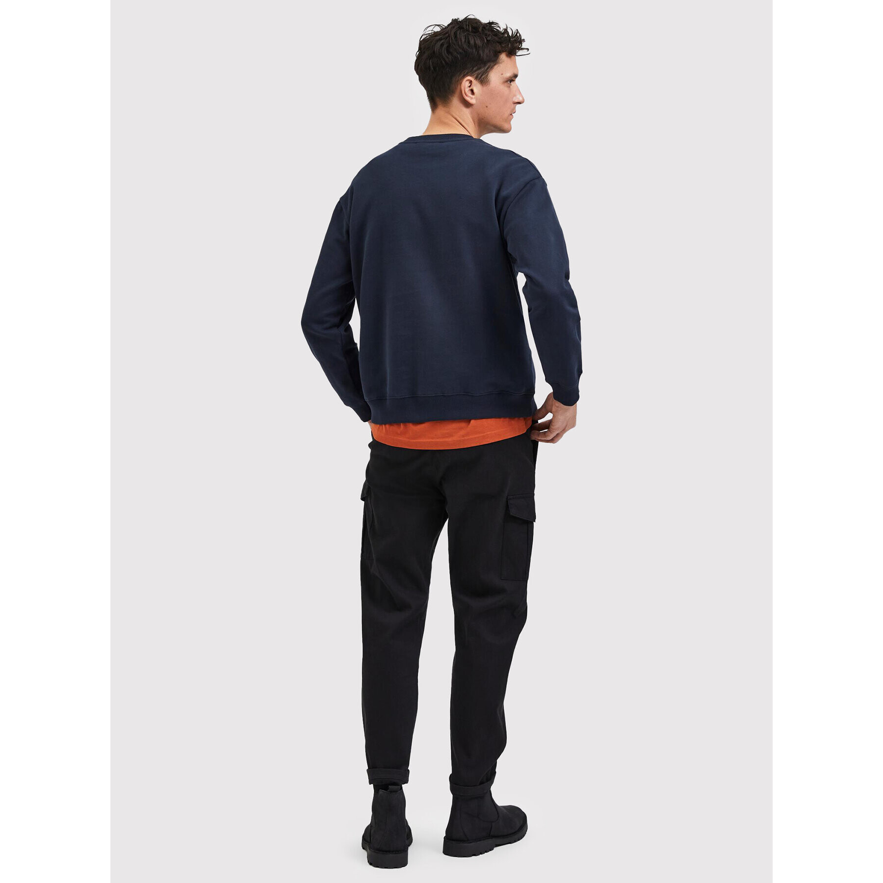 Selected Homme Jopa Welter 16085674 Mornarsko modra Relaxed Fit - Pepit.si