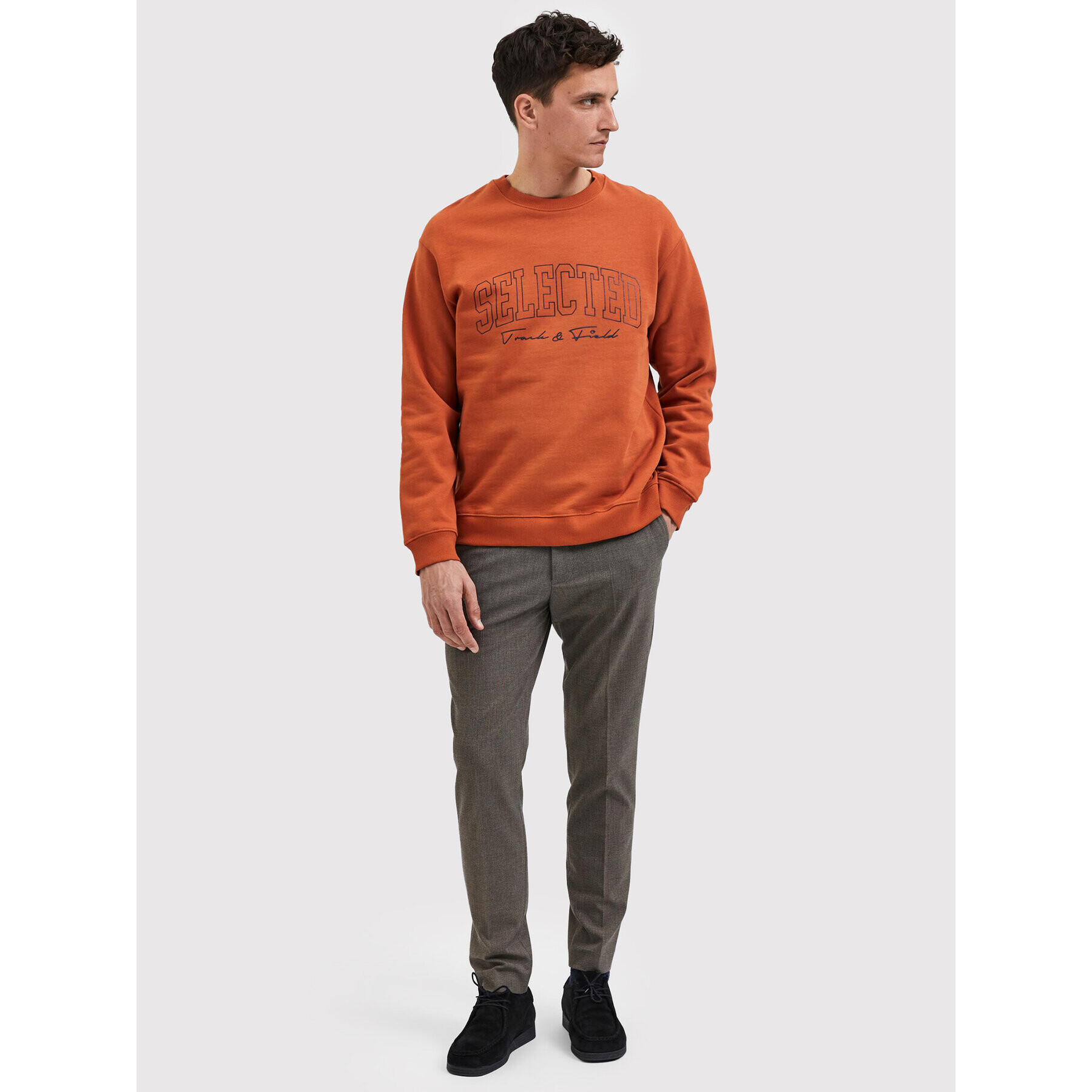 Selected Homme Jopa Welter 16085674 Oranžna Regular Fit - Pepit.si