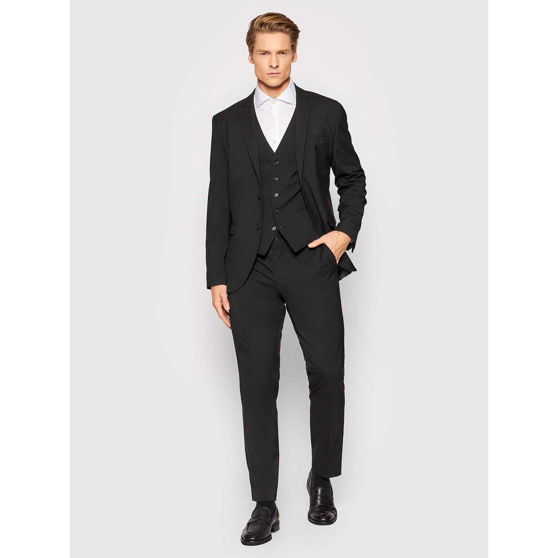 Selected Homme Suknjič Logan 16051232 Črna Slim Fit - Pepit.si