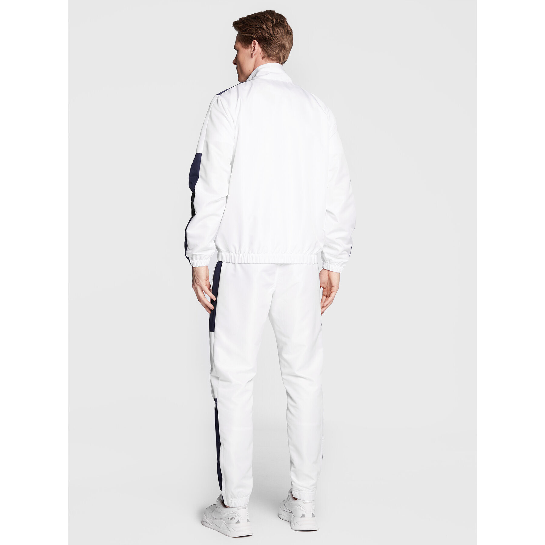 Sergio Tacchini Trenirka Ginnico 39839 Bela Regular Fit - Pepit.si