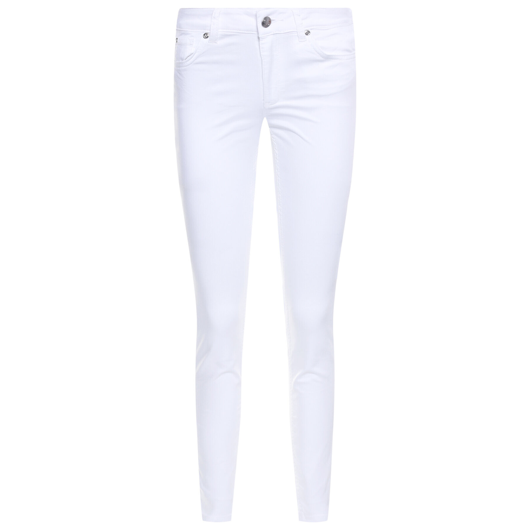 Silvian Heach Jeans hlače Veronica PGP20650JE Bela Slim Fit - Pepit.si