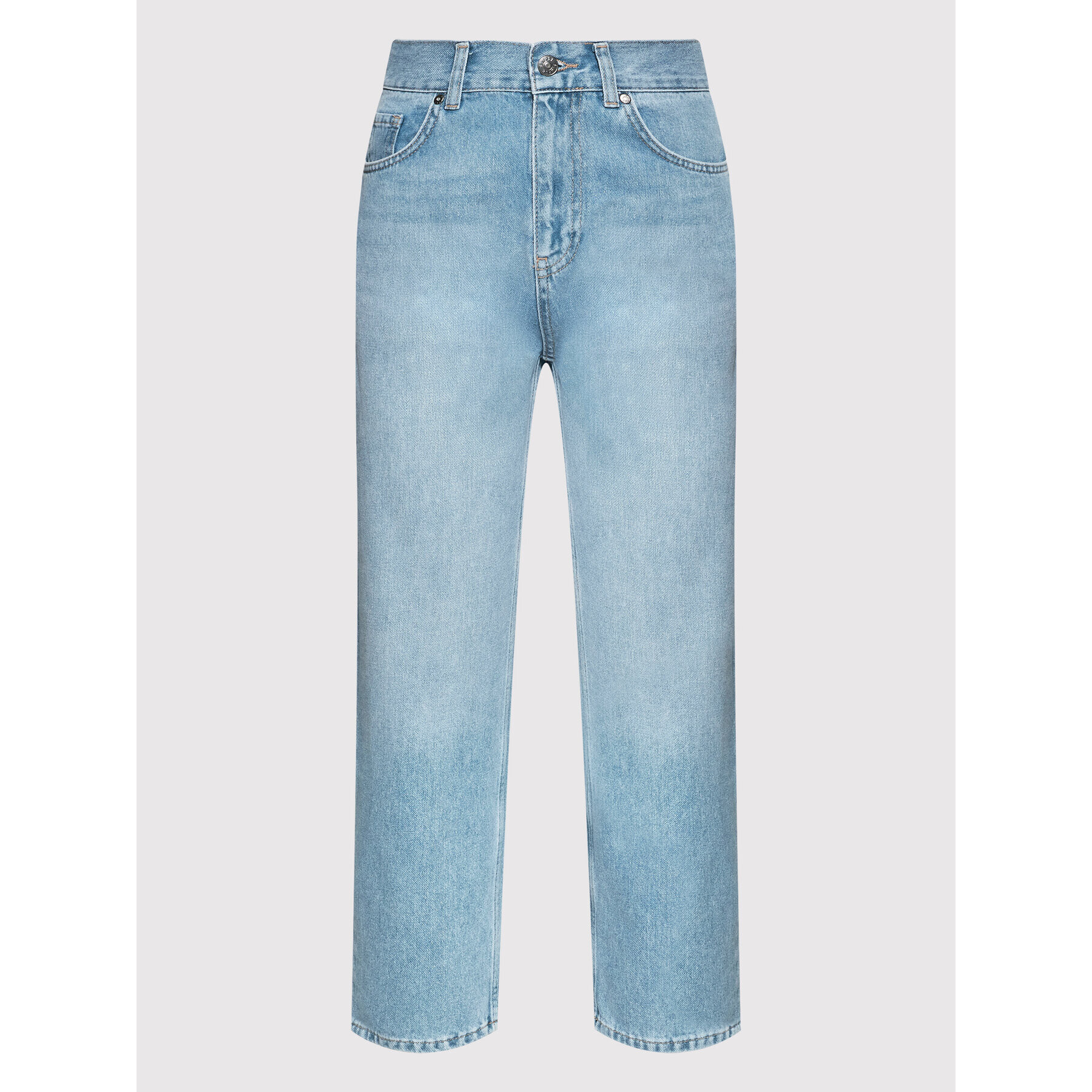 Simple Jeans hlače SPDJ003 Modra Relaxed Fit - Pepit.si