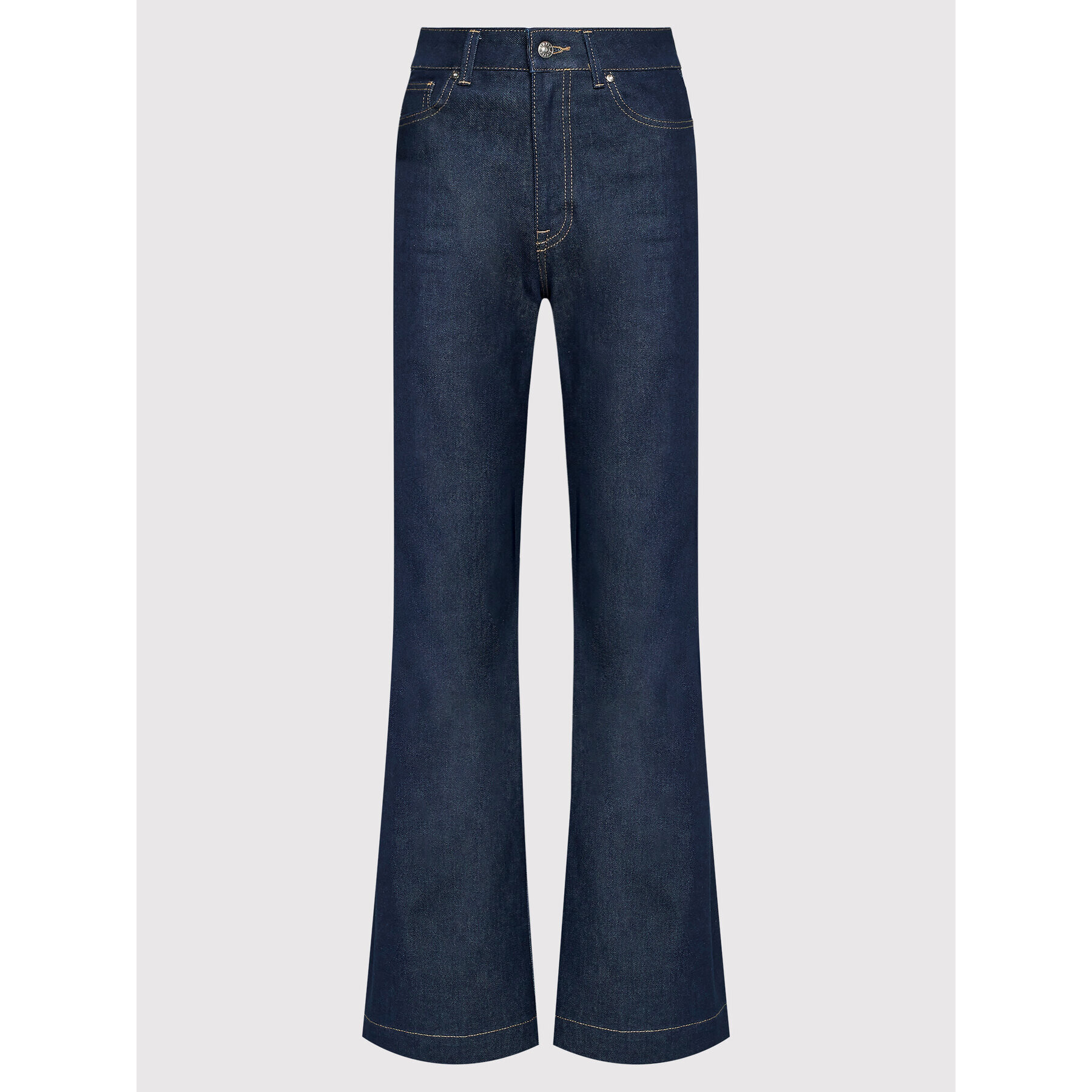 Simple Jeans hlače SPDJ007 Mornarsko modra Regular Fit - Pepit.si