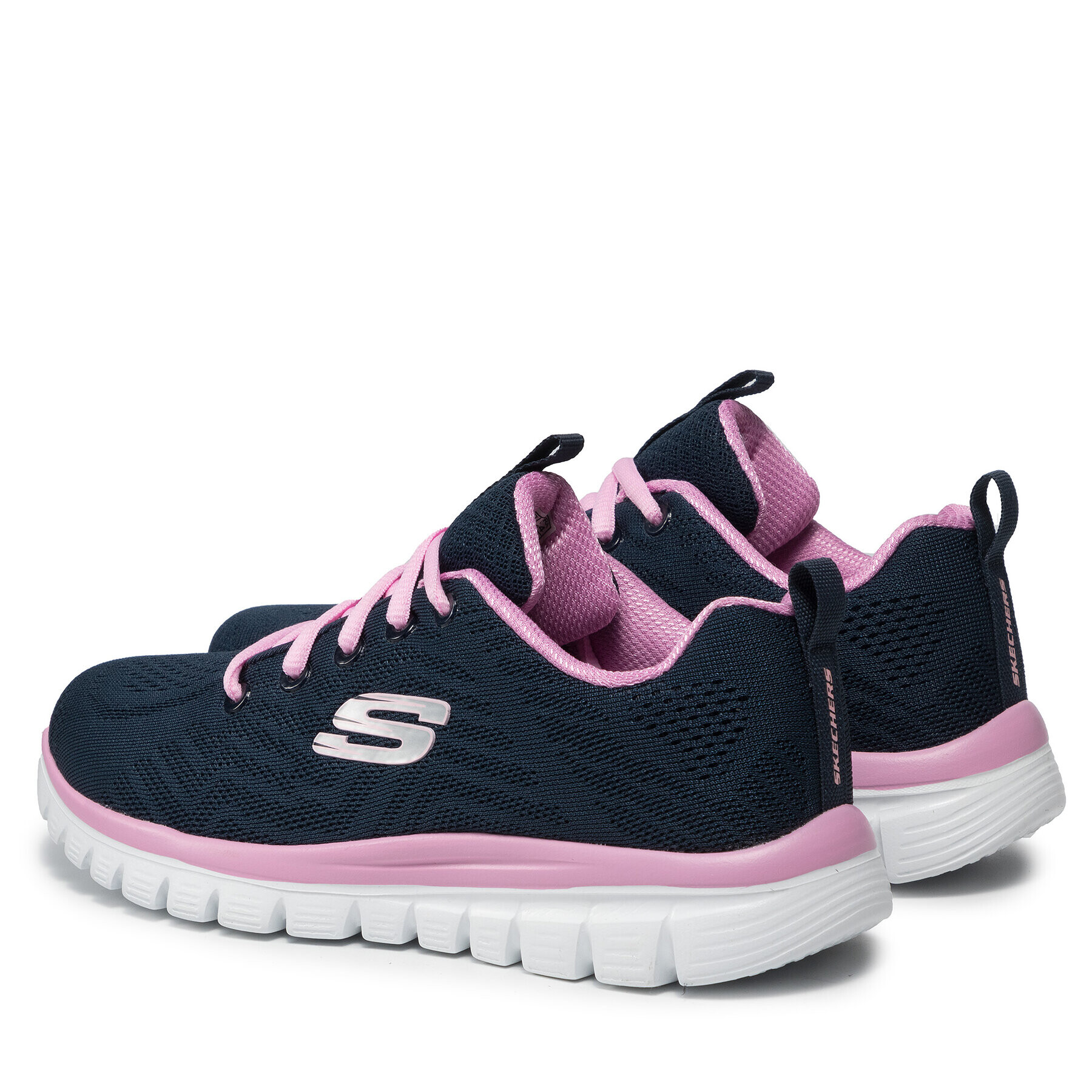 Skechers Čevlji Gel Connected 12615/NVPK Mornarsko modra - Pepit.si