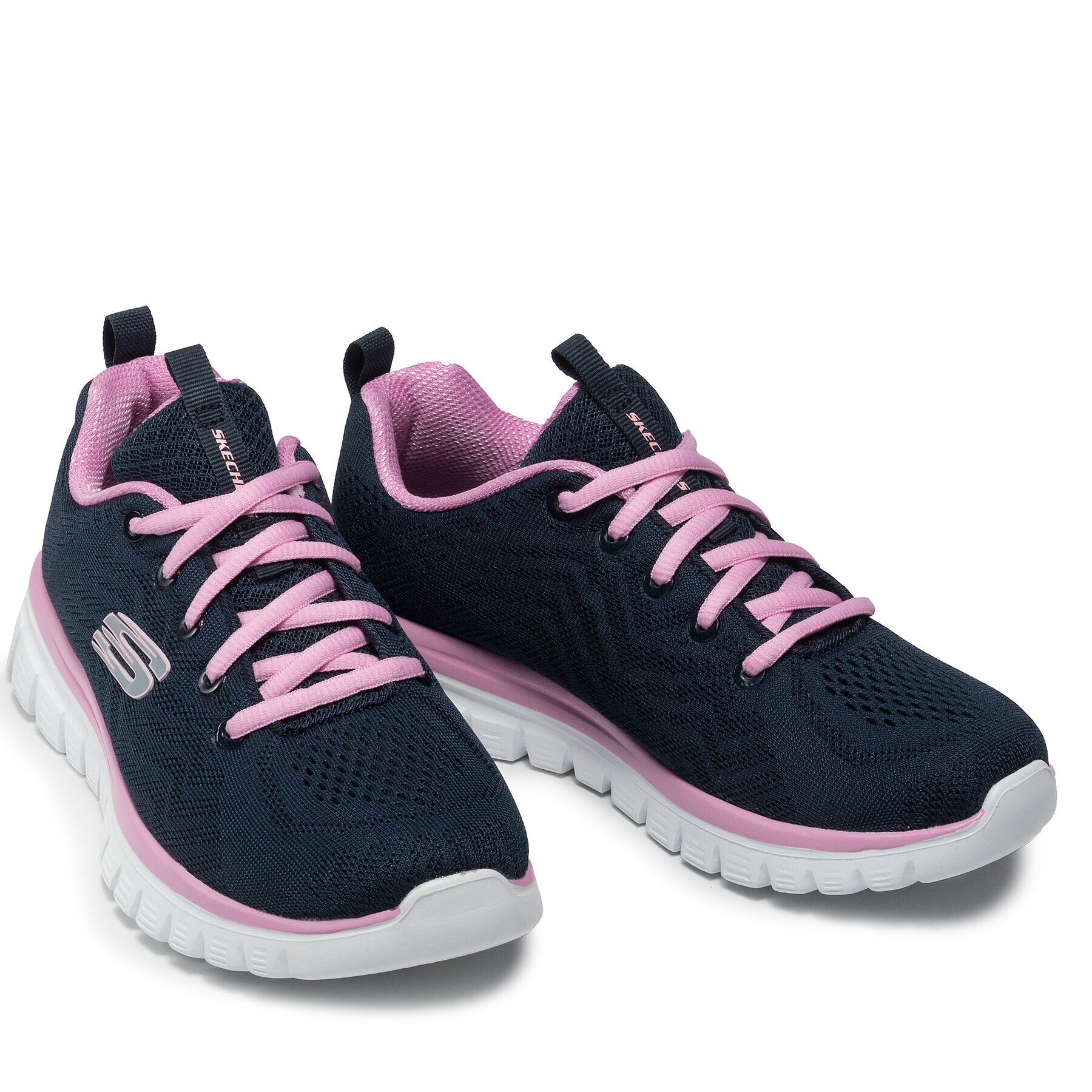 Skechers Čevlji Gel Connected 12615/NVPK Mornarsko modra - Pepit.si