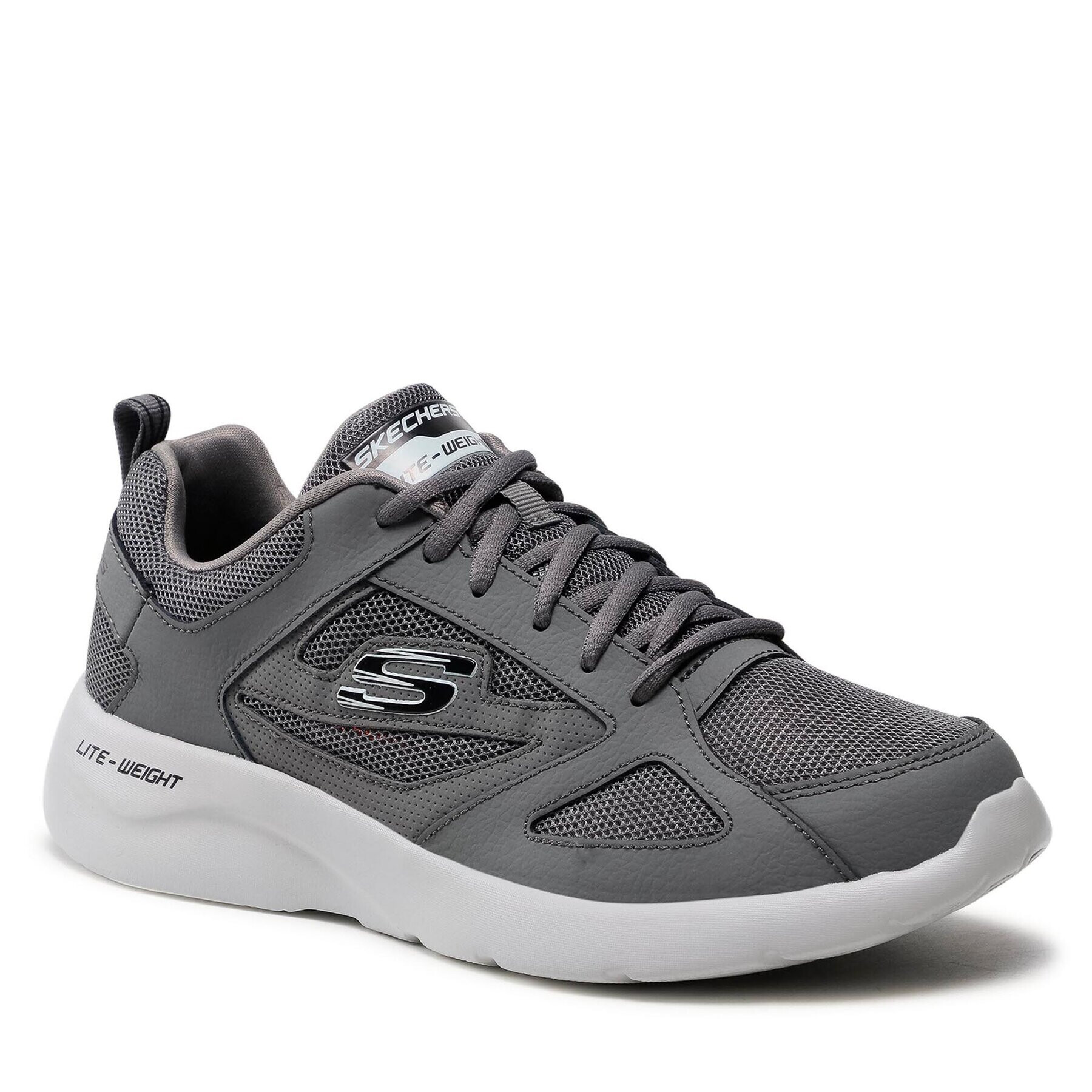 Skechers Čevlji Fallford 58363/CCBK Siva - Pepit.si