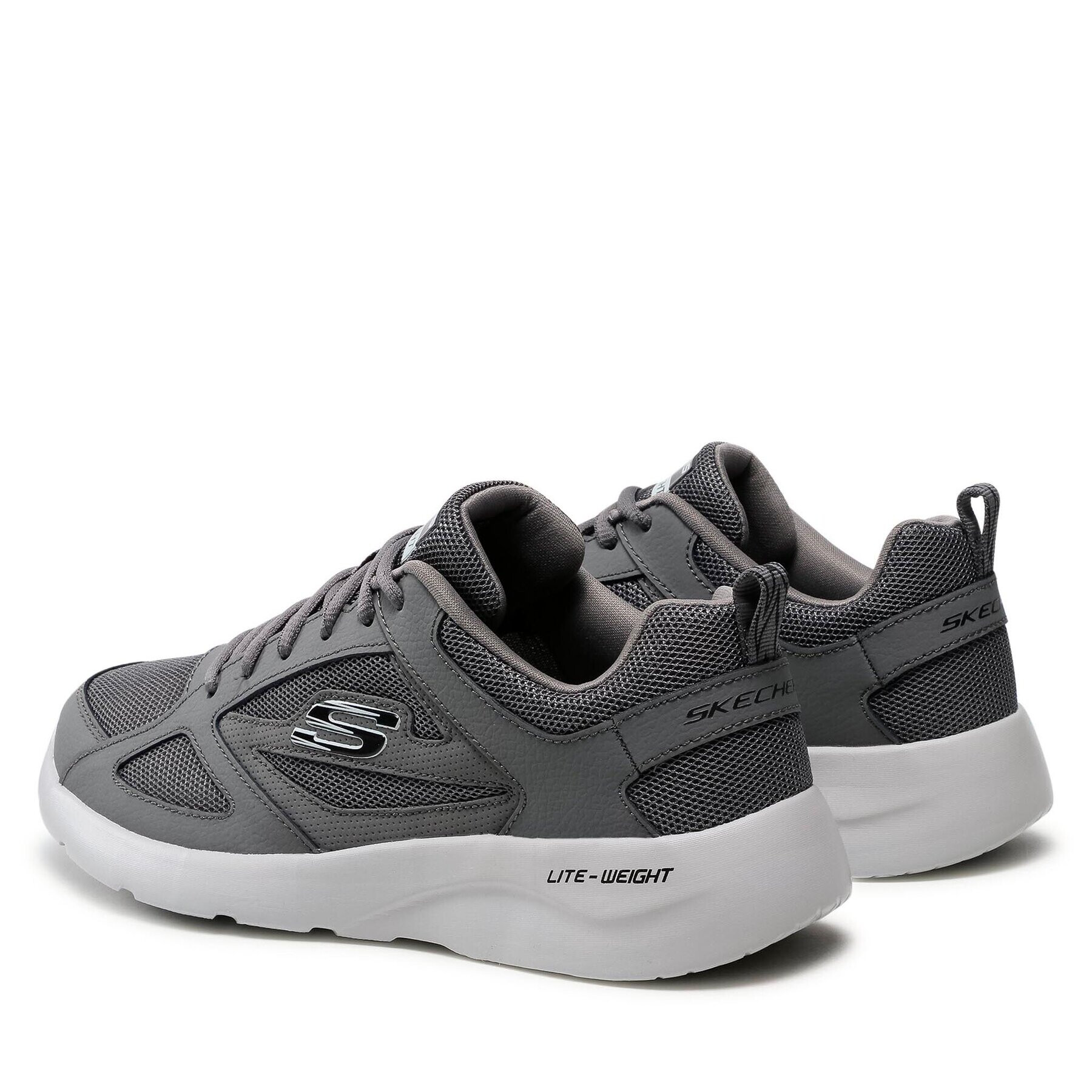 Skechers Čevlji Fallford 58363/CCBK Siva - Pepit.si