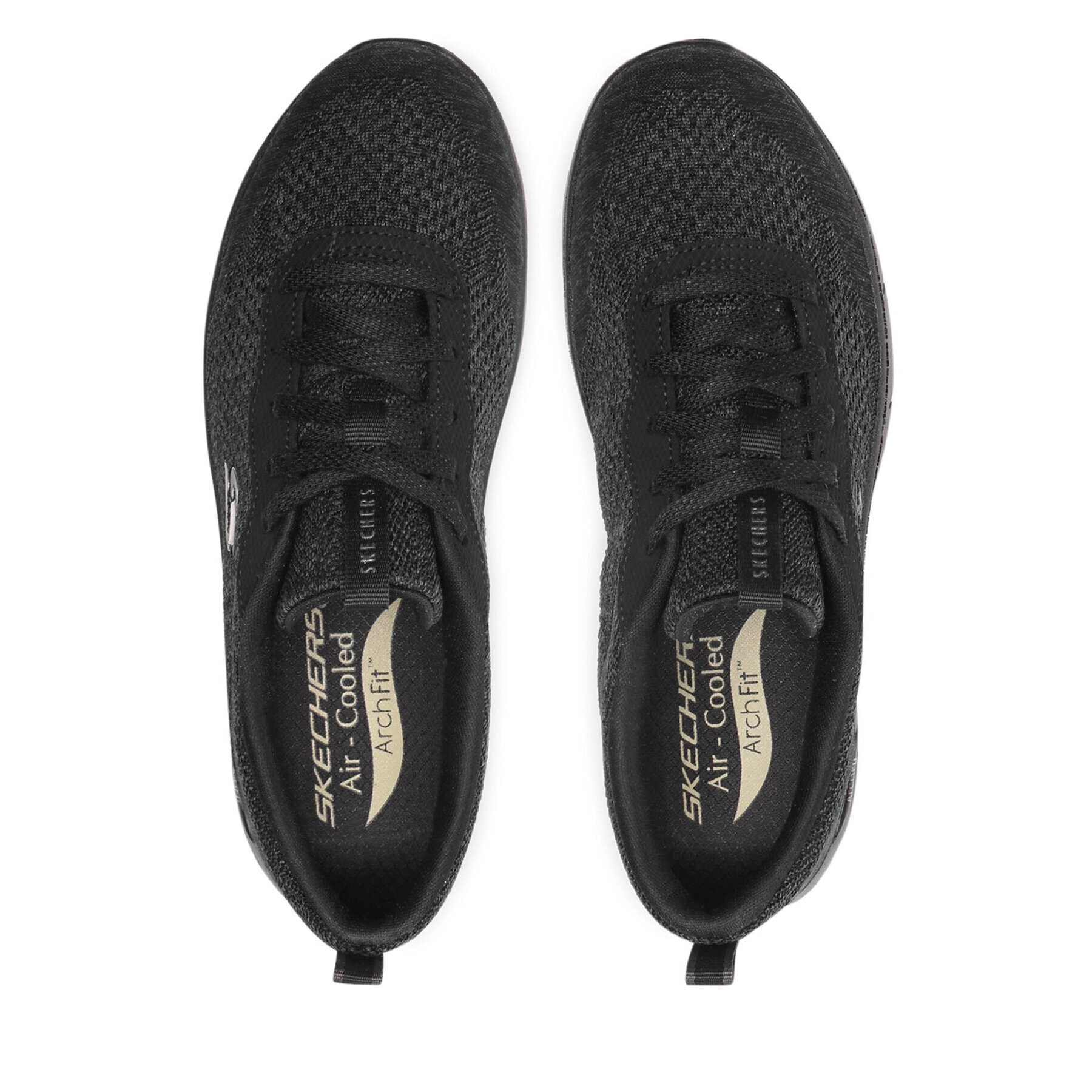 Skechers Čevlji Lavish Wish 104272/BBK Črna - Pepit.si