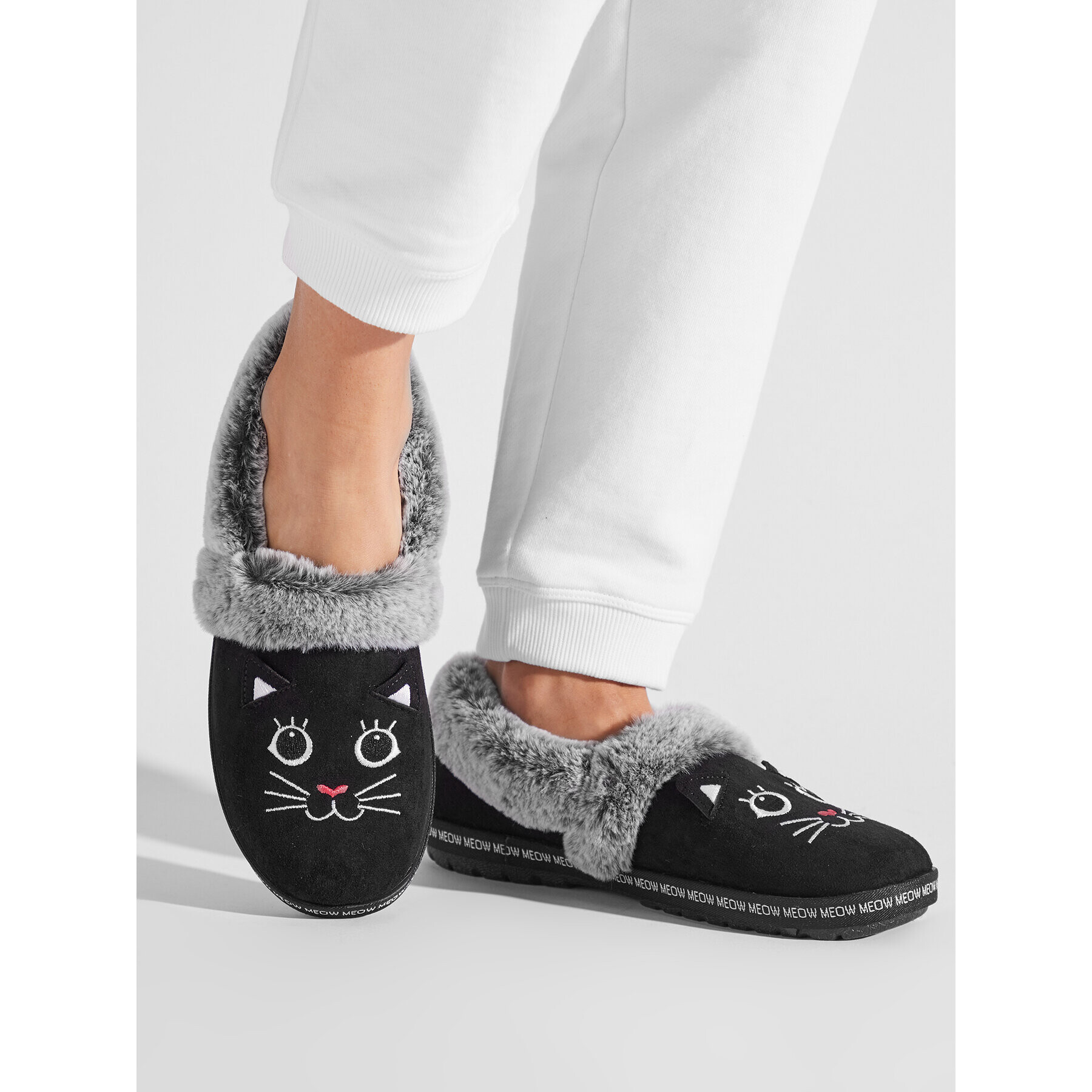 Skechers Copati Meow Pajamas 33355/BLK Črna - Pepit.si