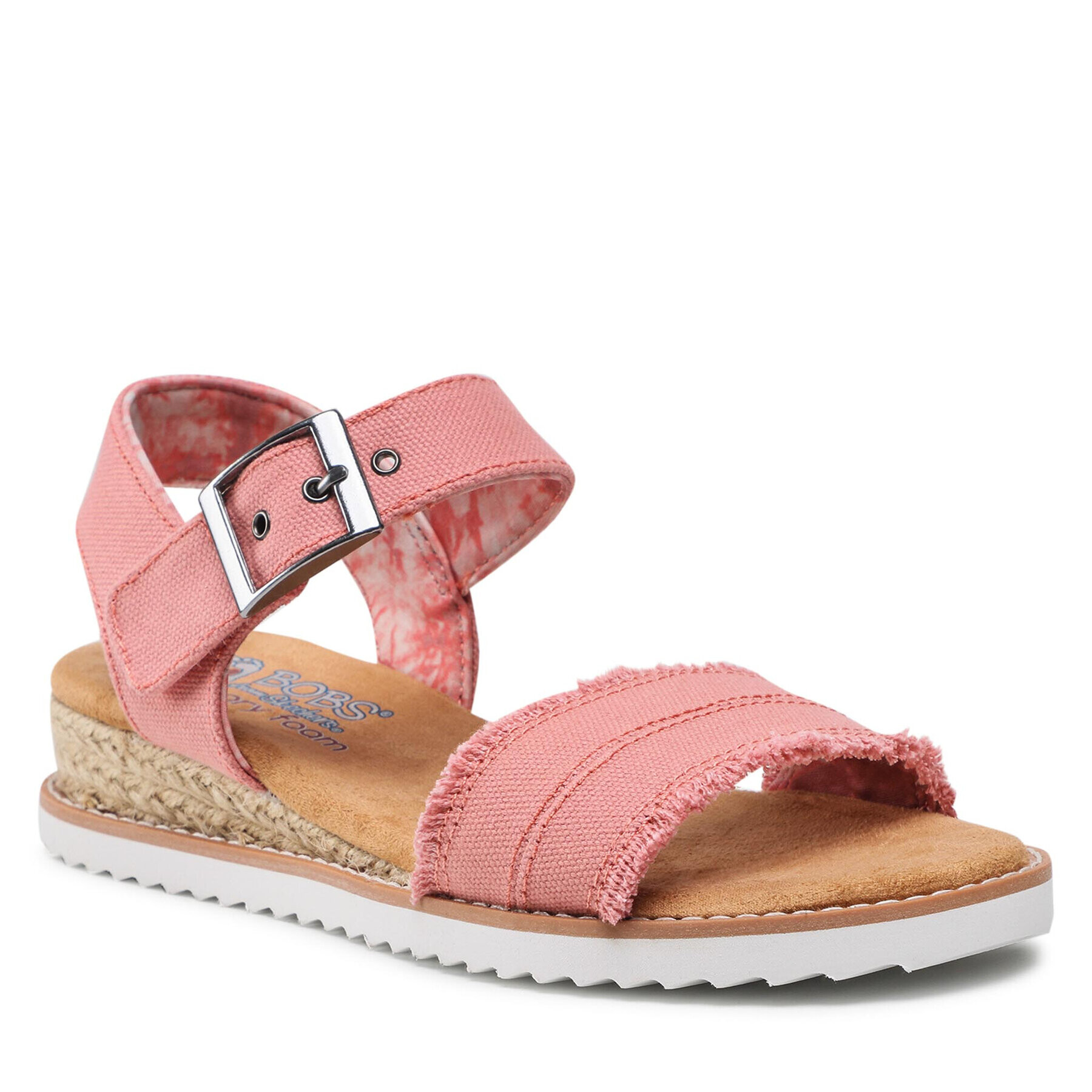 Skechers Espadrile BOBS Desert Kiss 113541/CRL Roza - Pepit.si