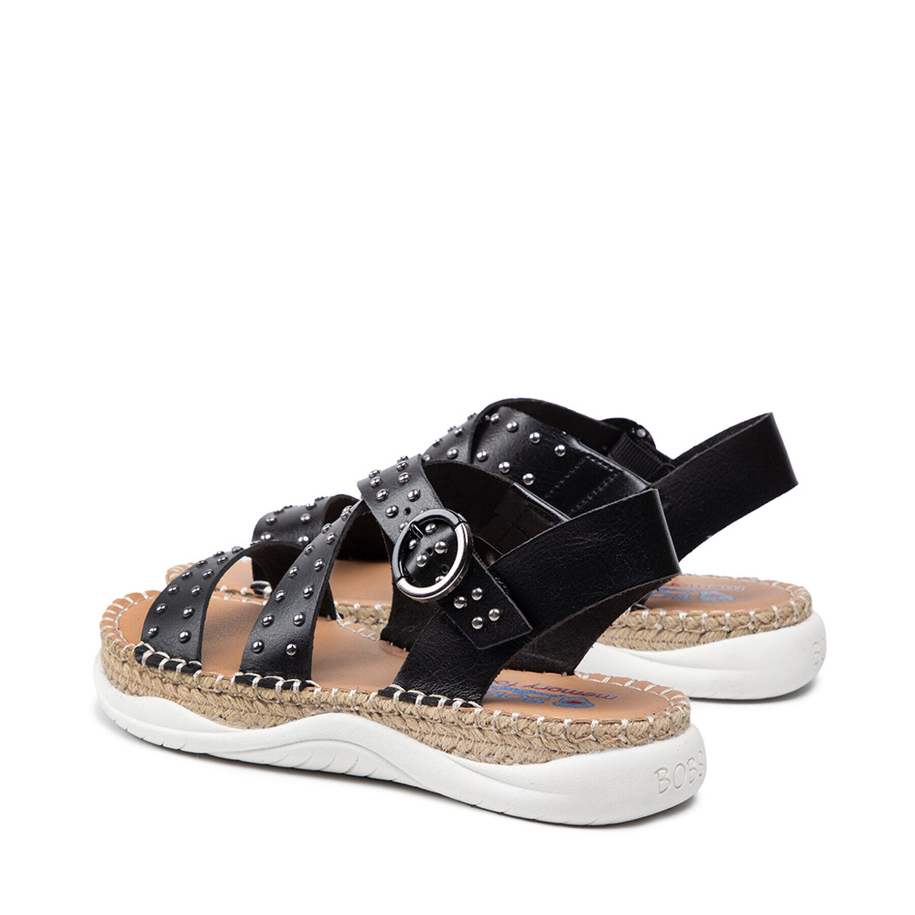 Skechers Espadrile BOBS Island Crush 113725/BLK Črna - Pepit.si