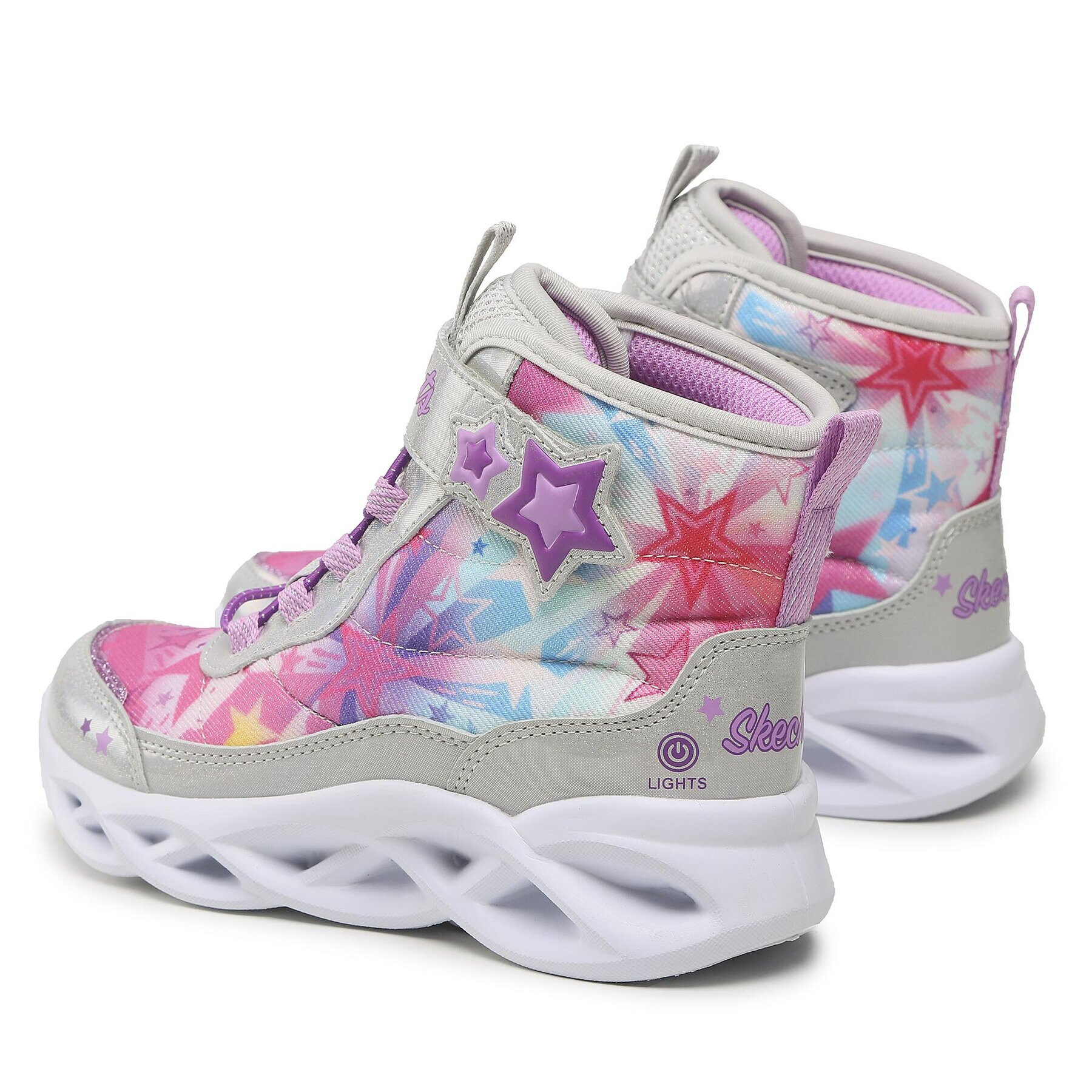 Skechers Gležnjarji Sweet Starz 302690L/SMLT Siva - Pepit.si