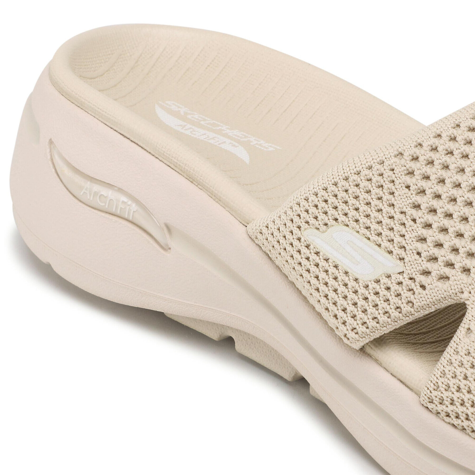 Skechers Natikači Go Walk Arch Fit 140224/NAT Bež - Pepit.si