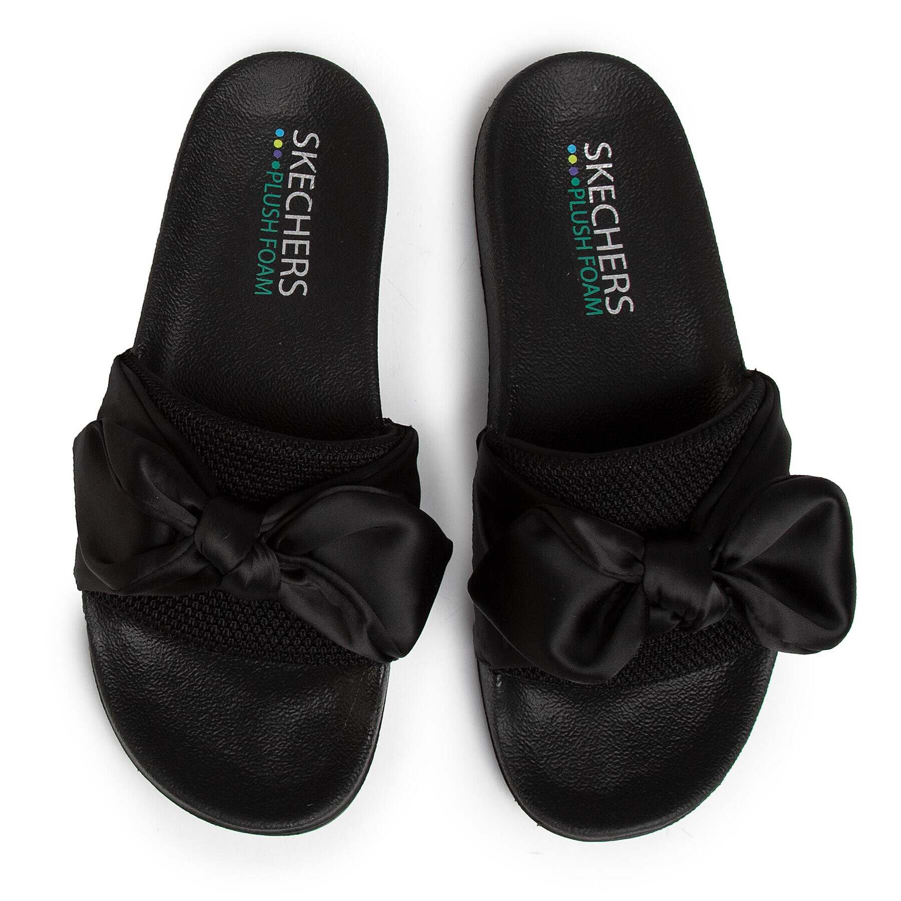 Skechers Natikači Lovely Bow 119064/BBK Črna - Pepit.si