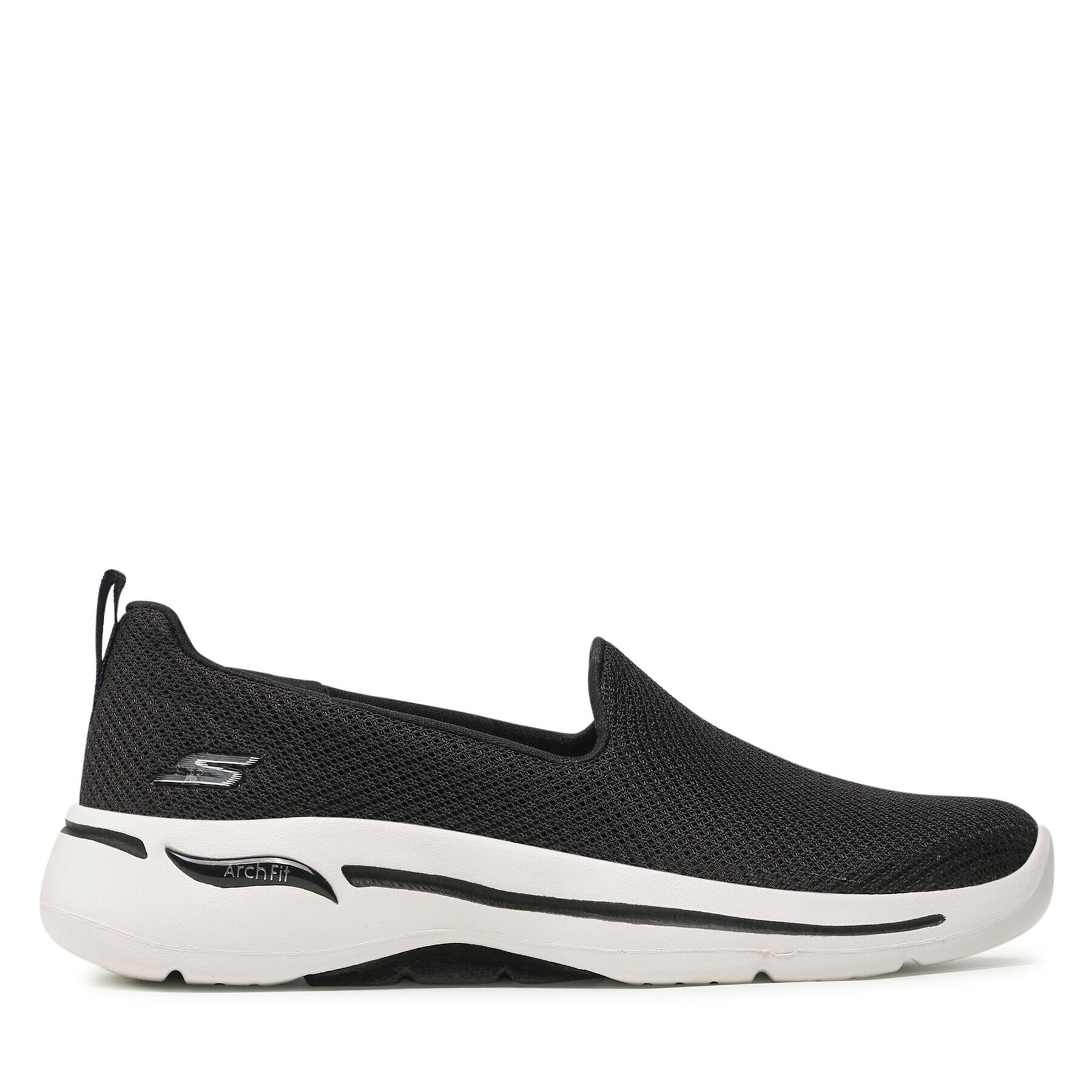 Skechers Nizki čevlji Go Walk Arch Fit 124401/BKW Črna - Pepit.si