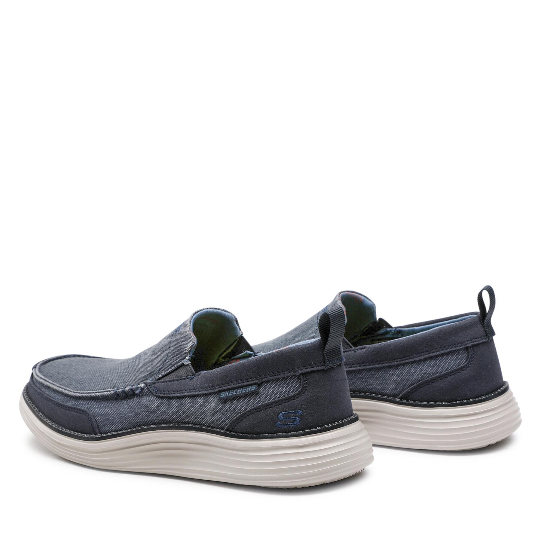 Skechers Nizki čevlji Lenton 65901/NVY Mornarsko modra - Pepit.si