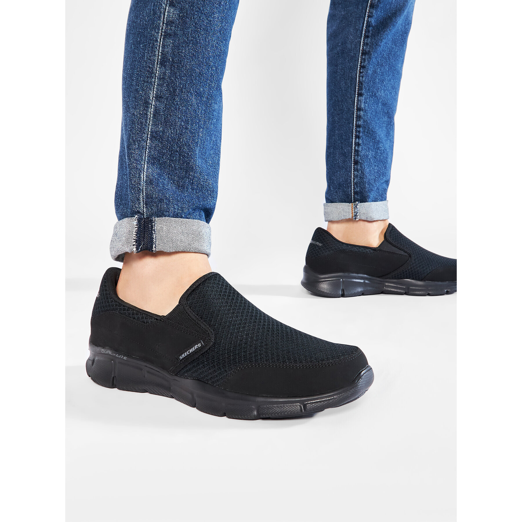 Skechers Nizki čevlji Persistent 51361/BBK Črna - Pepit.si