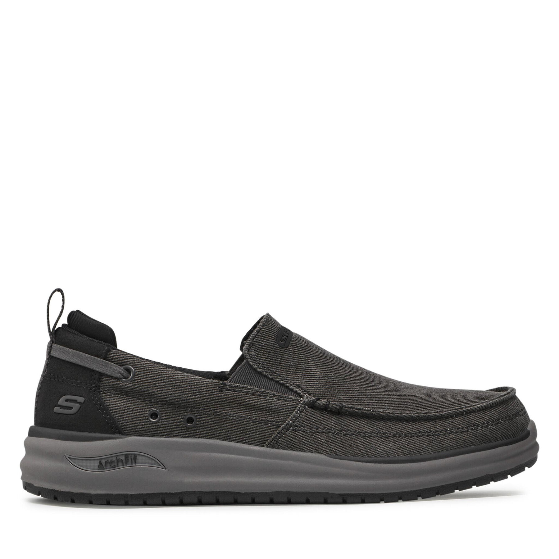 Skechers Nizki čevlji Port Bow 204605/BLK Črna - Pepit.si