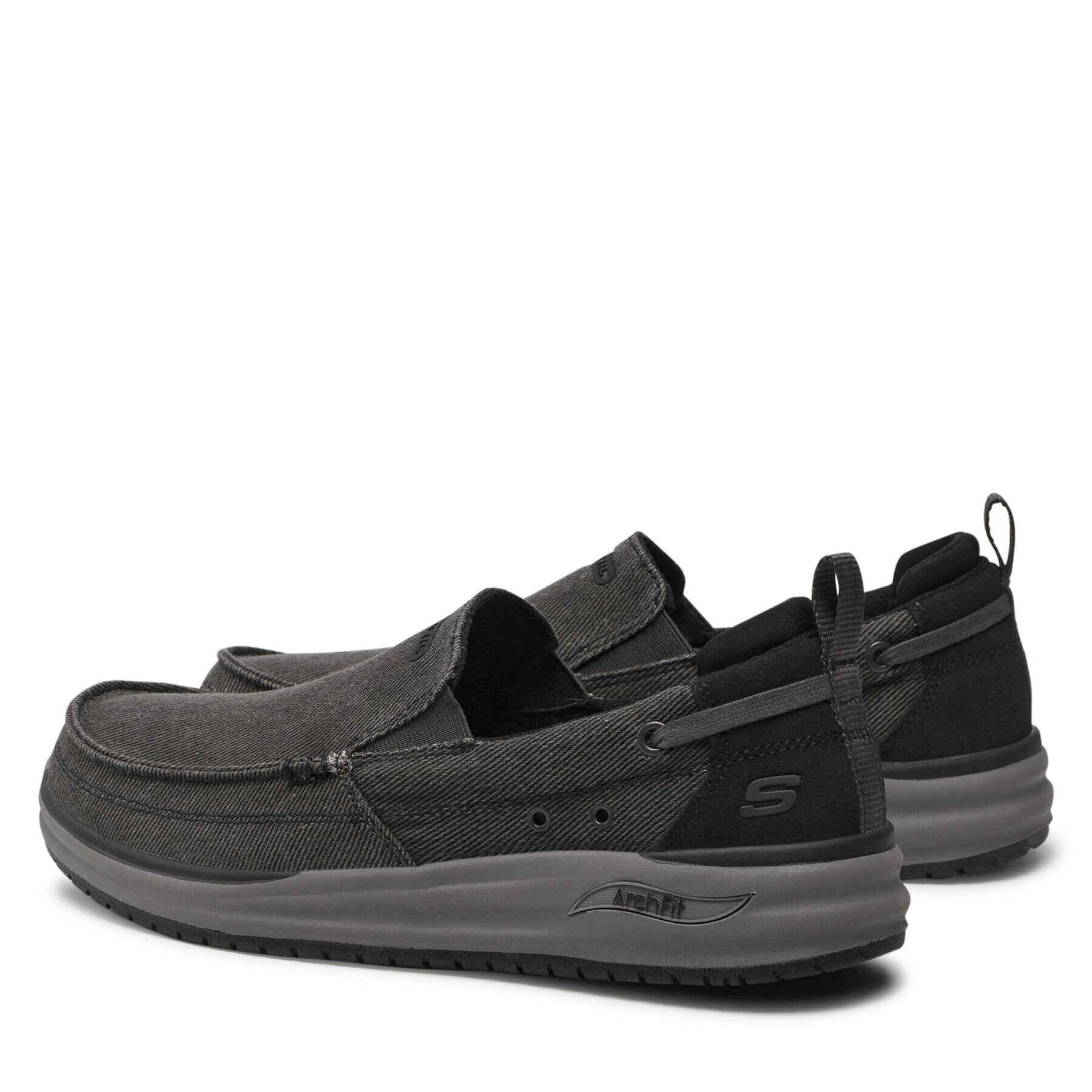 Skechers Nizki čevlji Port Bow 204605/BLK Črna - Pepit.si