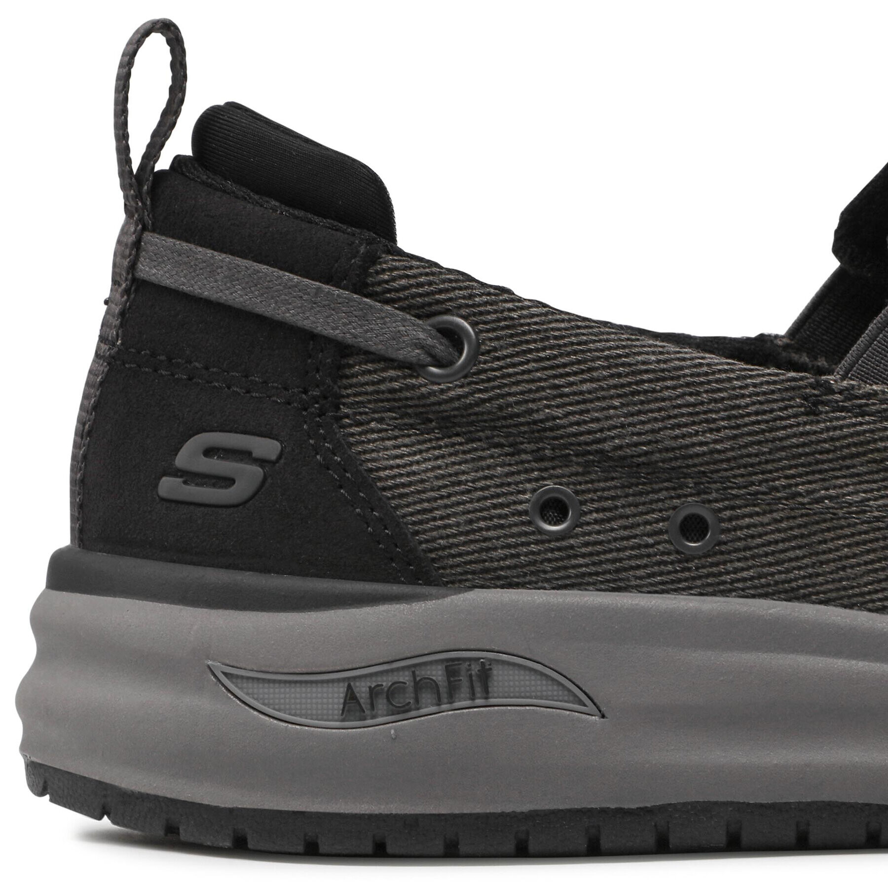 Skechers Nizki čevlji Port Bow 204605/BLK Črna - Pepit.si