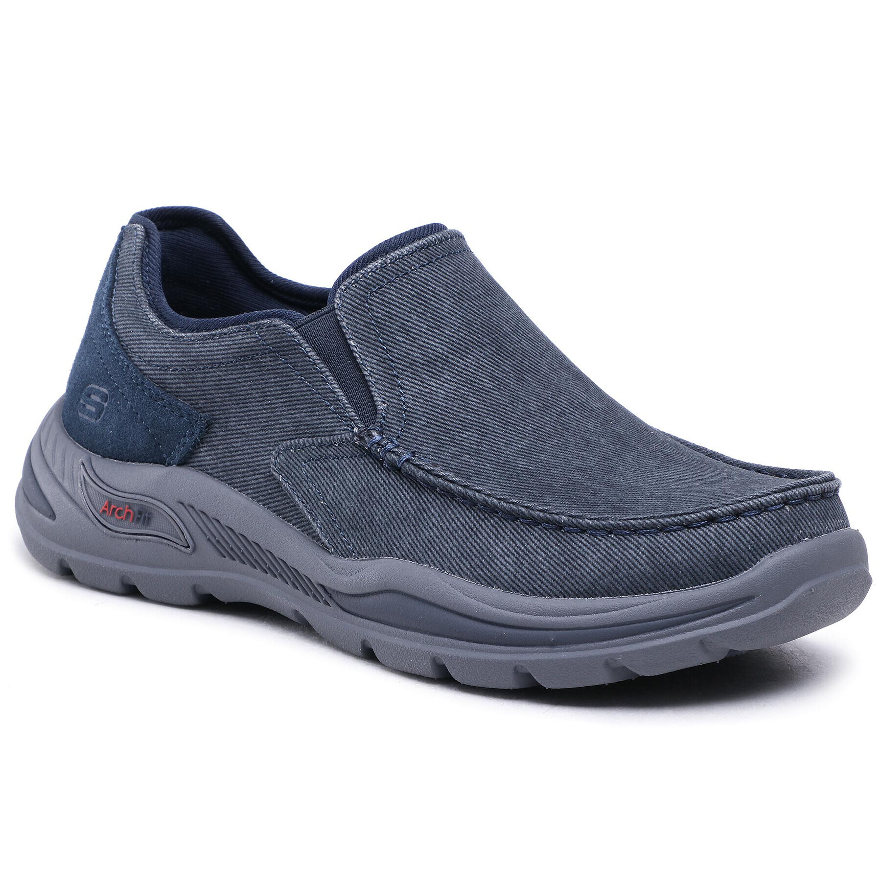 Skechers Nizki čevlji Rolens 204178/NVY Mornarsko modra - Pepit.si