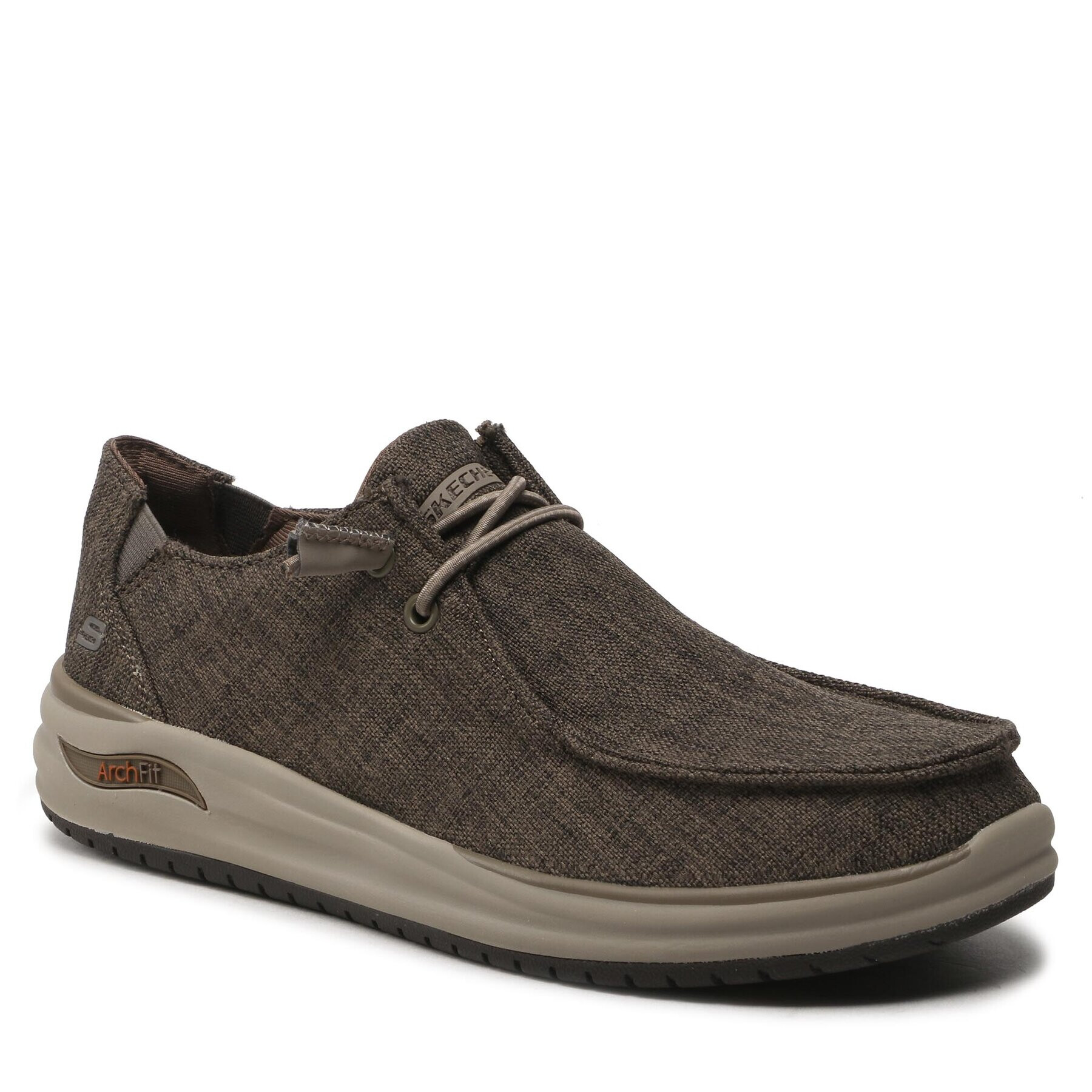 Skechers Nizki čevlji Tandro 204797/DKTP Khaki - Pepit.si