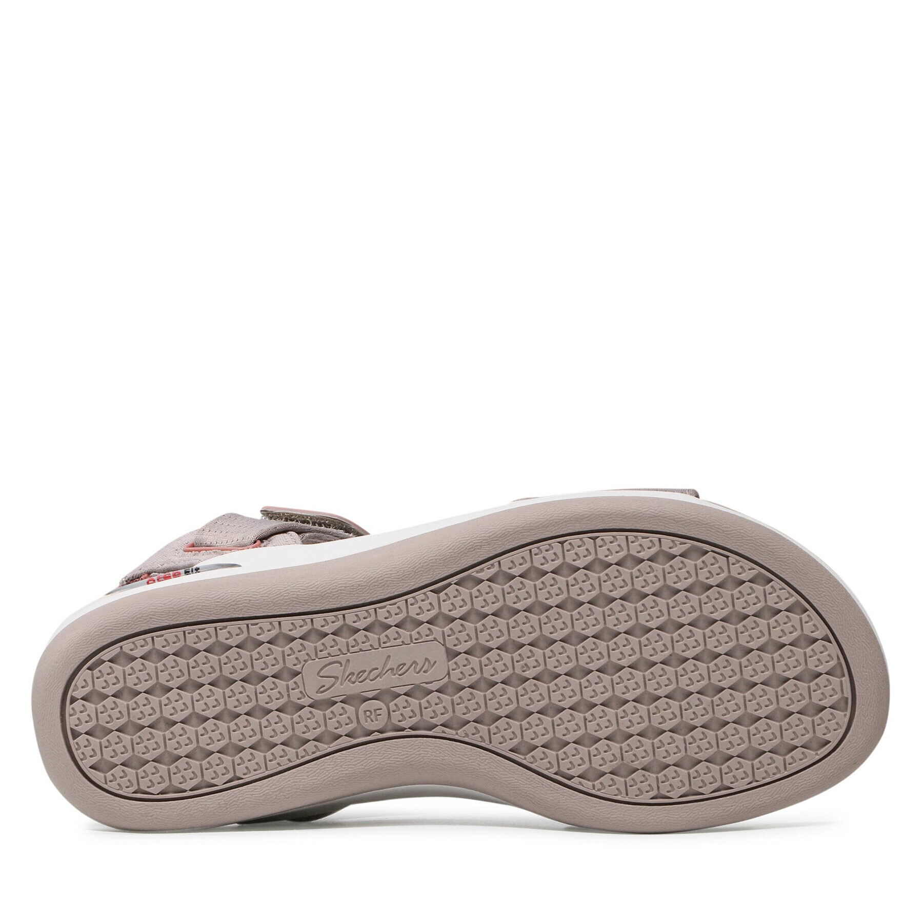 Skechers Sandali Arch Fit Sunshine 163310/TPPK Siva - Pepit.si