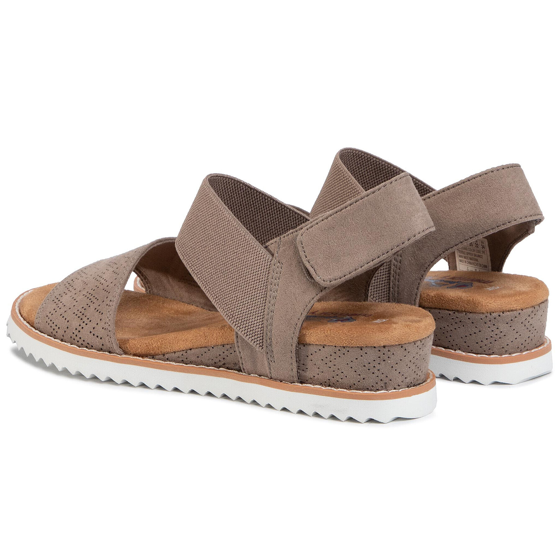 Skechers Sandali BOBS Desert Kiss 31440/TPE Rjava - Pepit.si