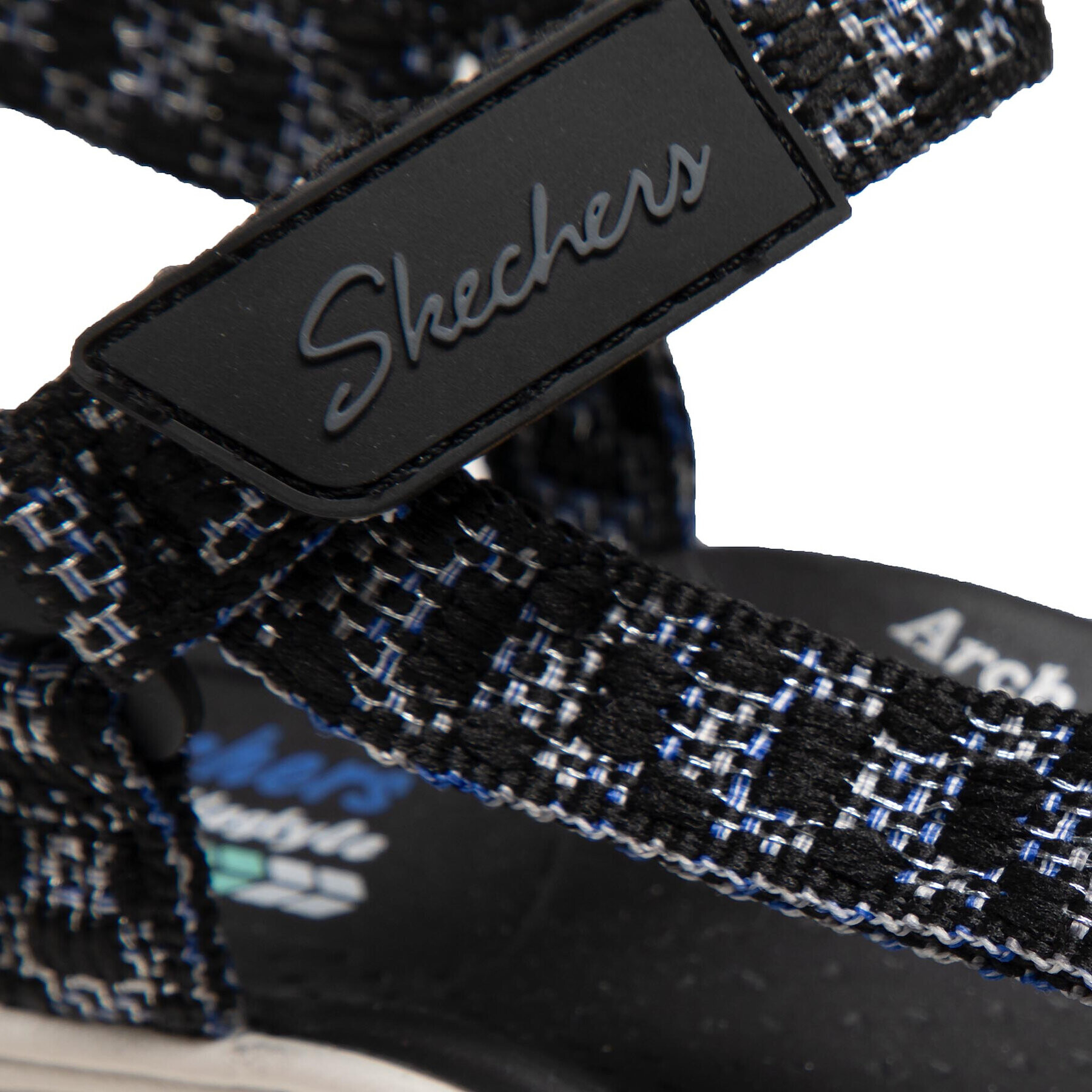 Skechers Sandali My Bestie 163123/BLK Črna - Pepit.si