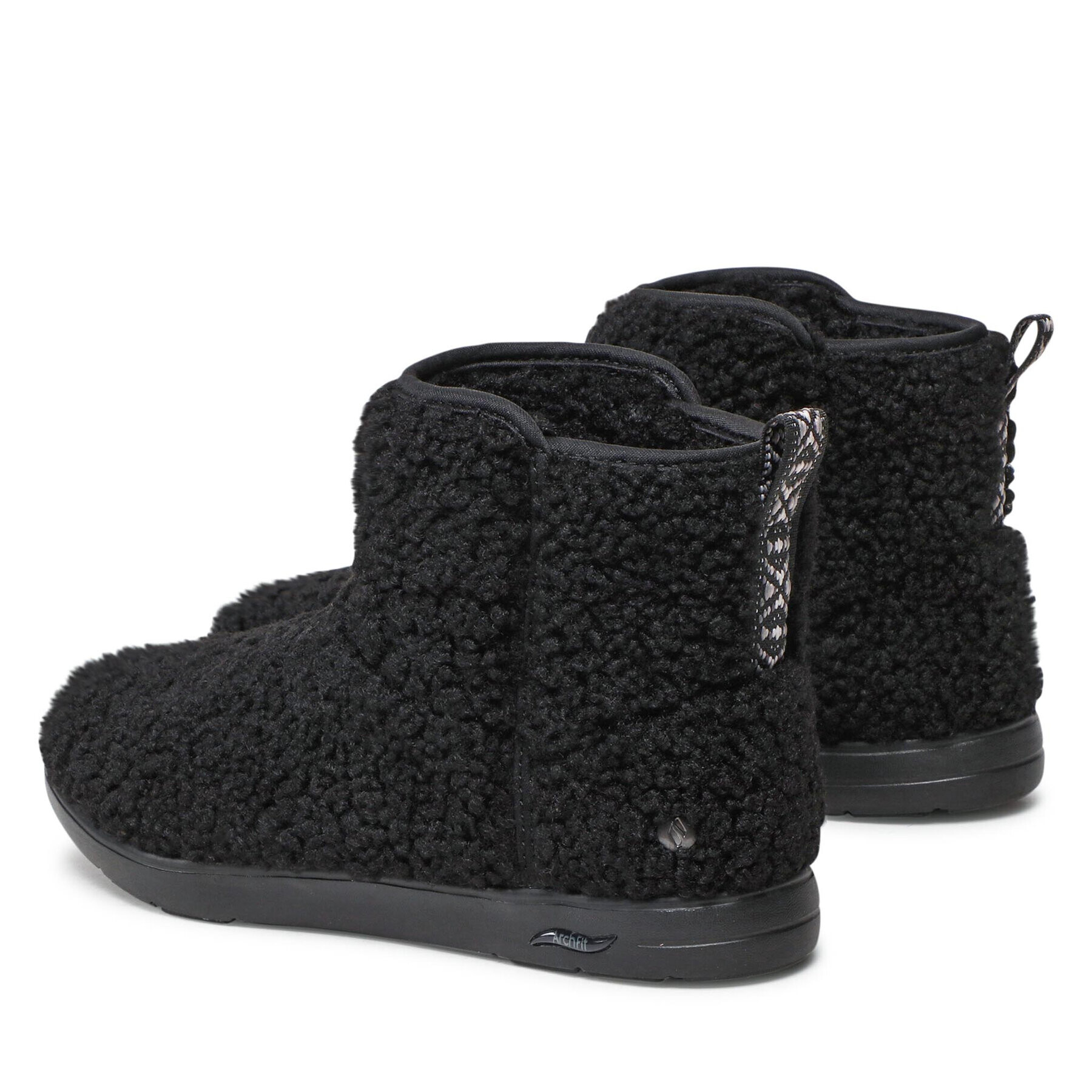 Skechers Škornji Fluff Love 175192/BBK Črna - Pepit.si