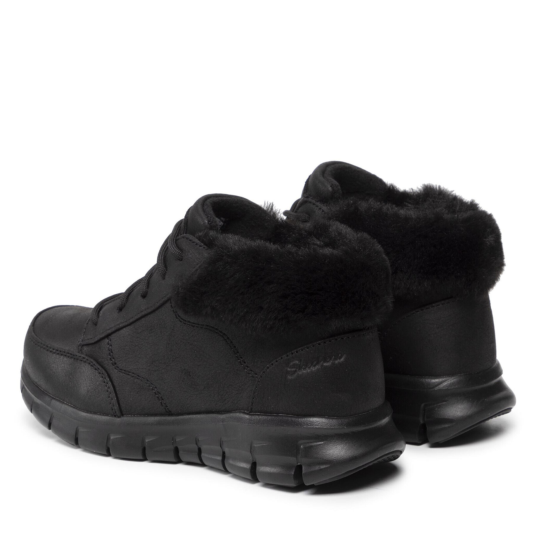 Skechers Škornji Warm Seeker 167258/BBK Črna - Pepit.si