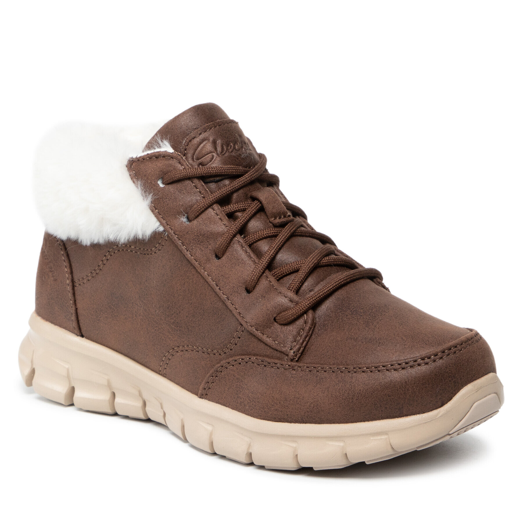 Skechers Škornji Warm Seeker 167258/CHOC Rjava - Pepit.si