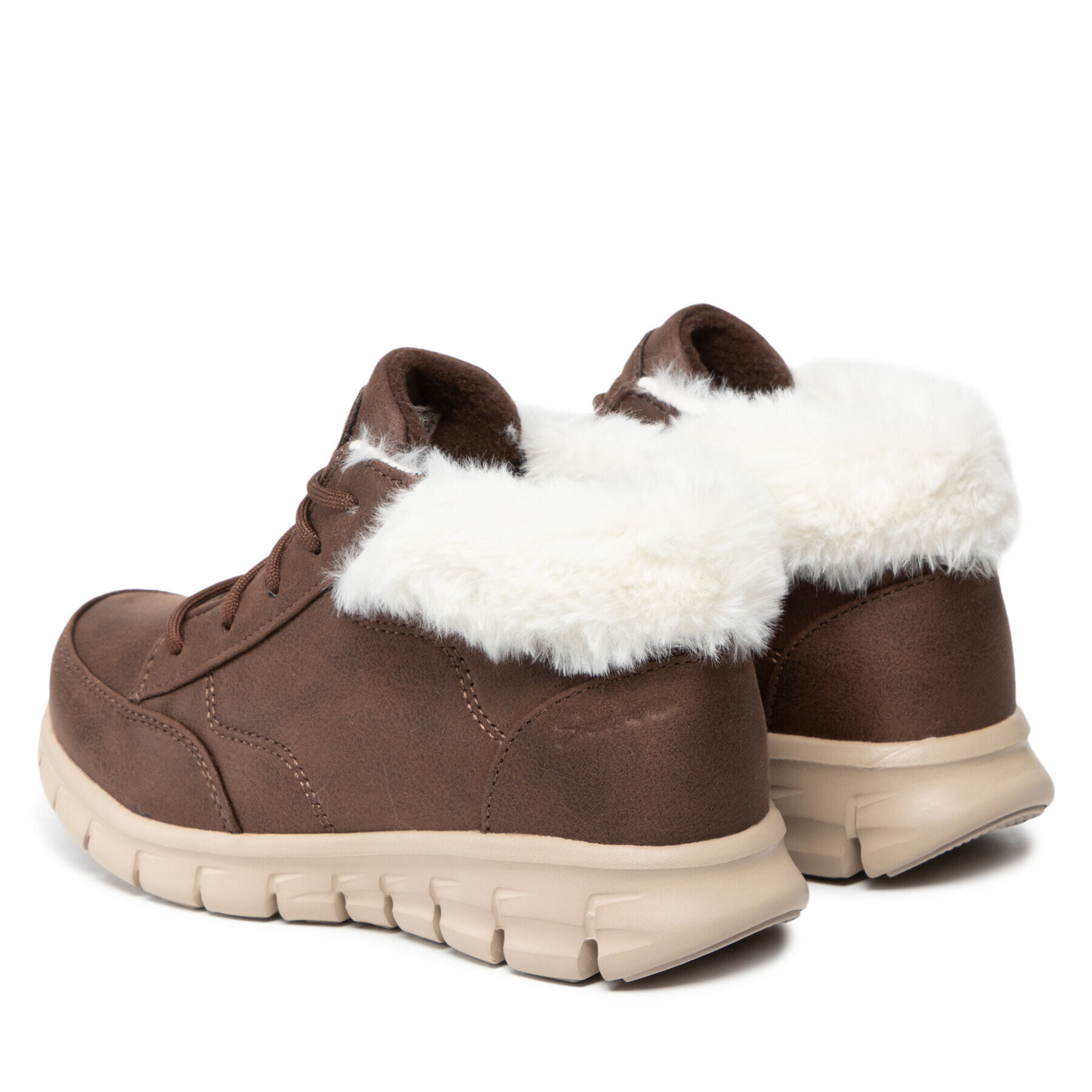 Skechers Škornji Warm Seeker 167258/CHOC Rjava - Pepit.si