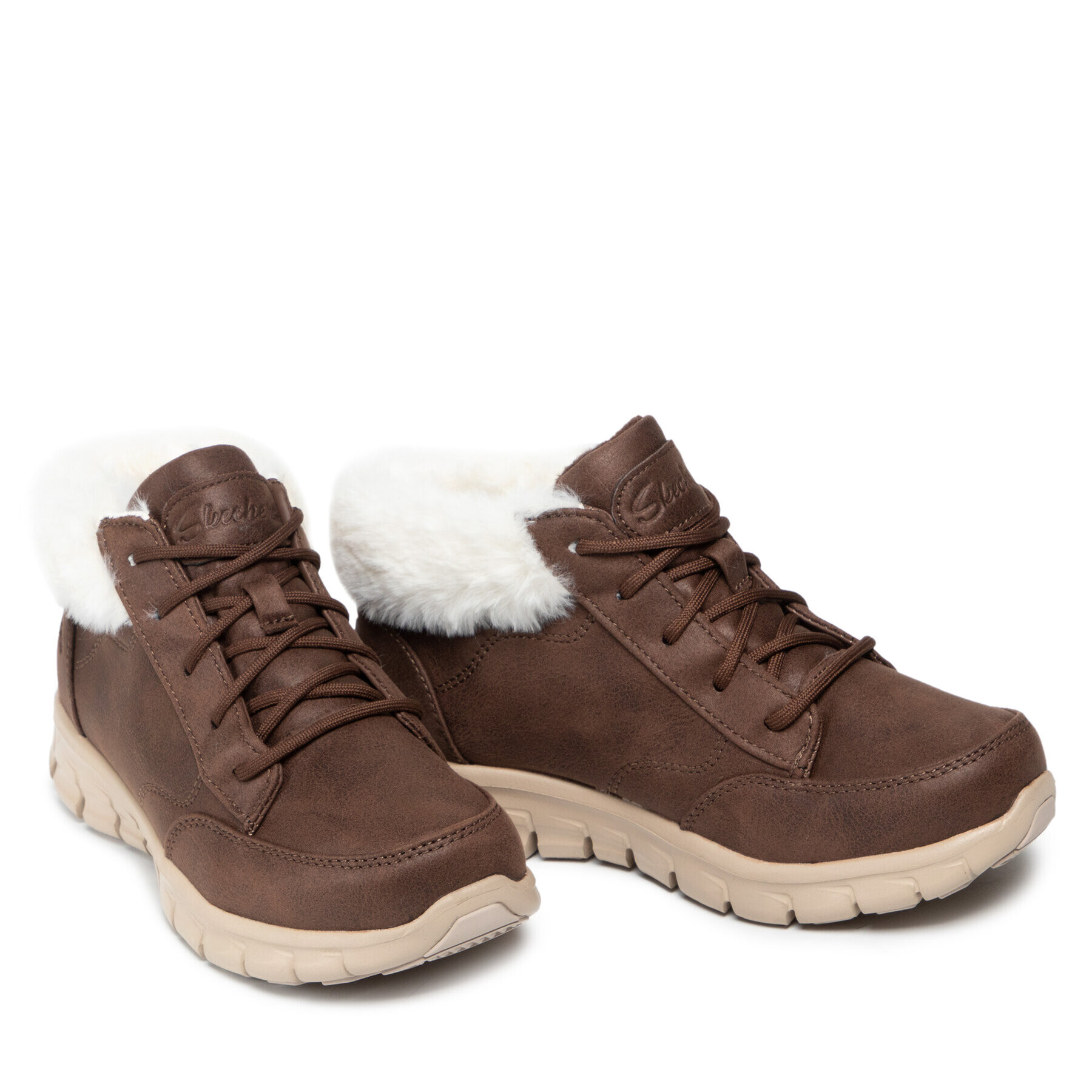 Skechers Škornji Warm Seeker 167258/CHOC Rjava - Pepit.si