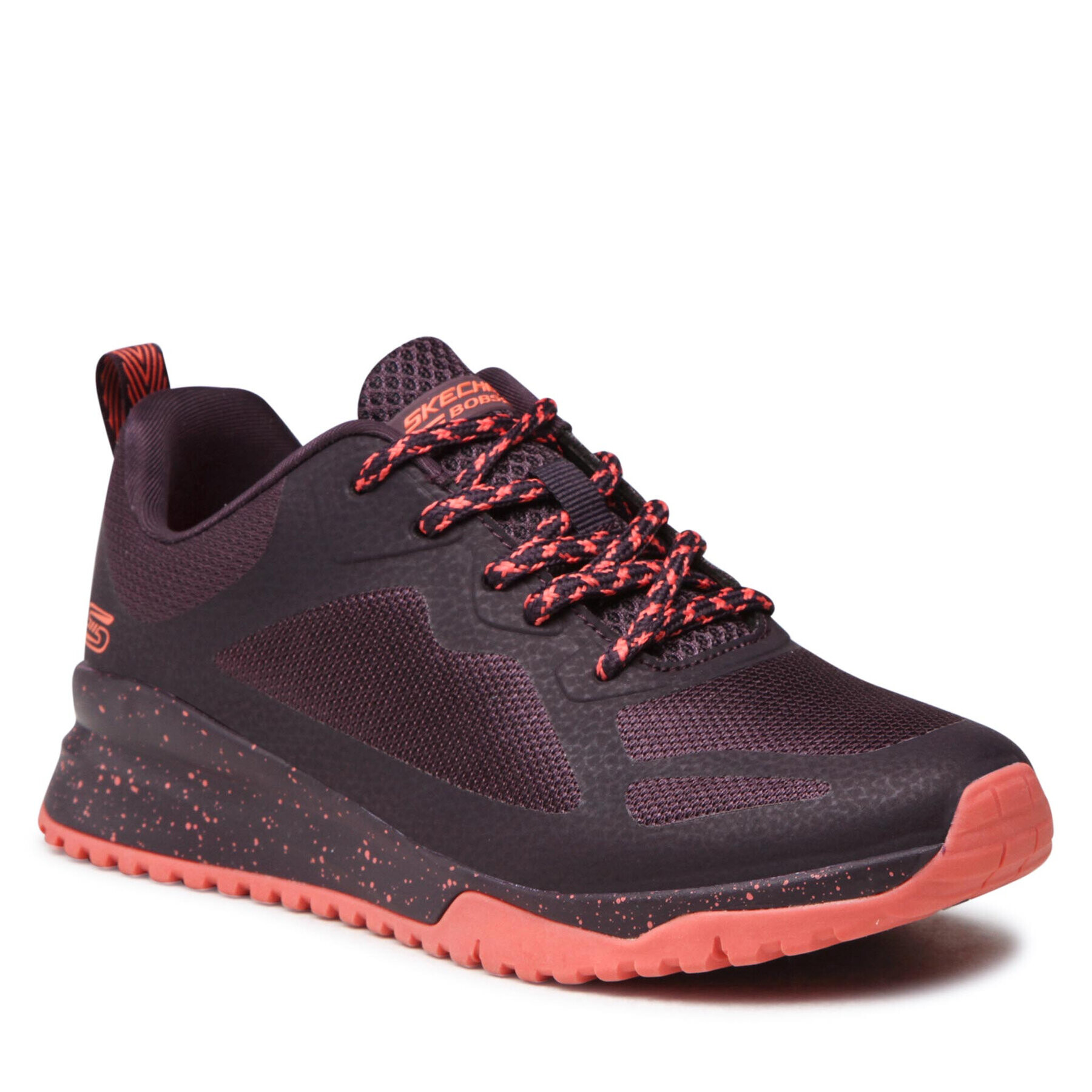 Skechers Superge Bobs Sport Squad 3 - Star Flight 117186/PLUM Bordo rdeča - Pepit.si