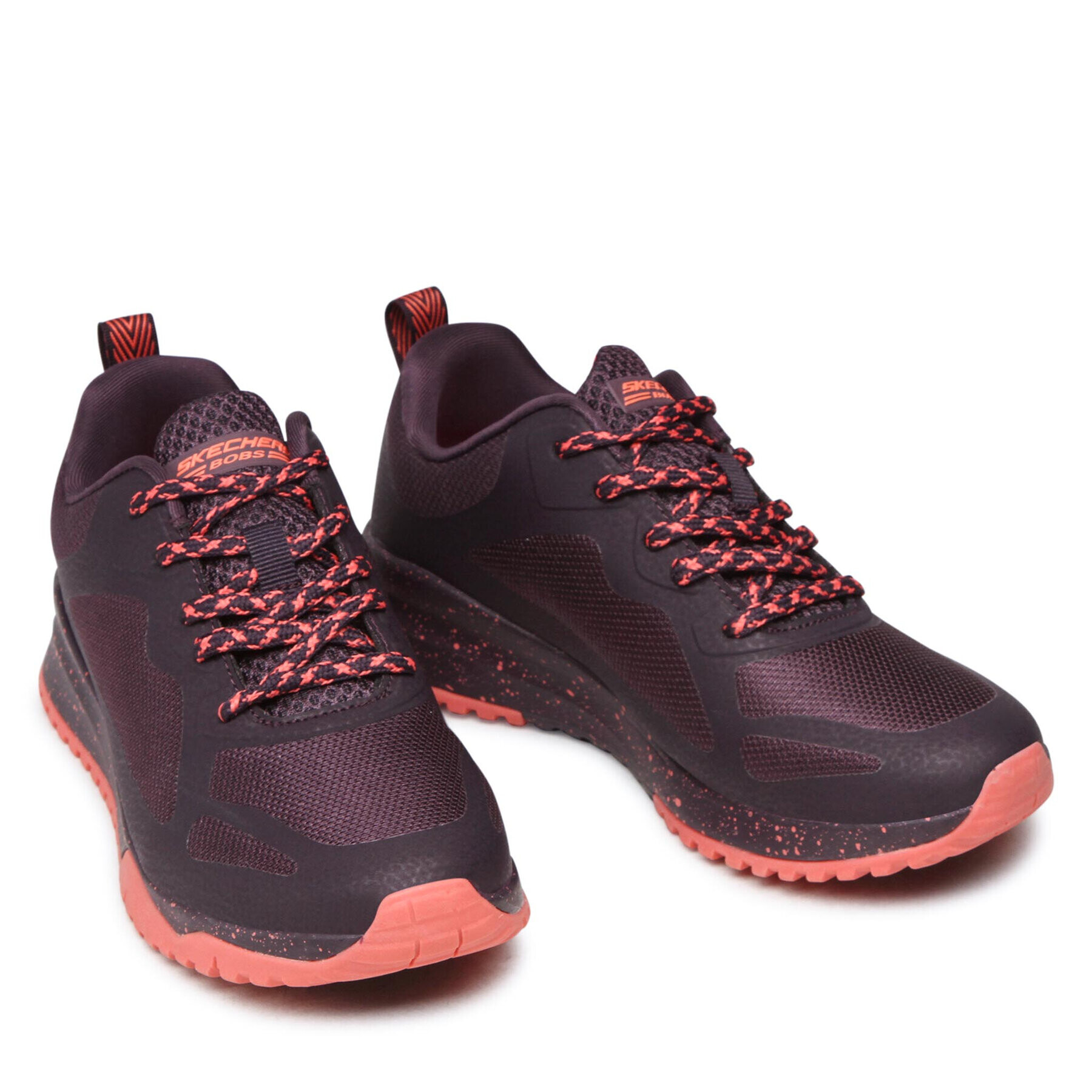 Skechers Superge Bobs Sport Squad 3 - Star Flight 117186/PLUM Bordo rdeča - Pepit.si