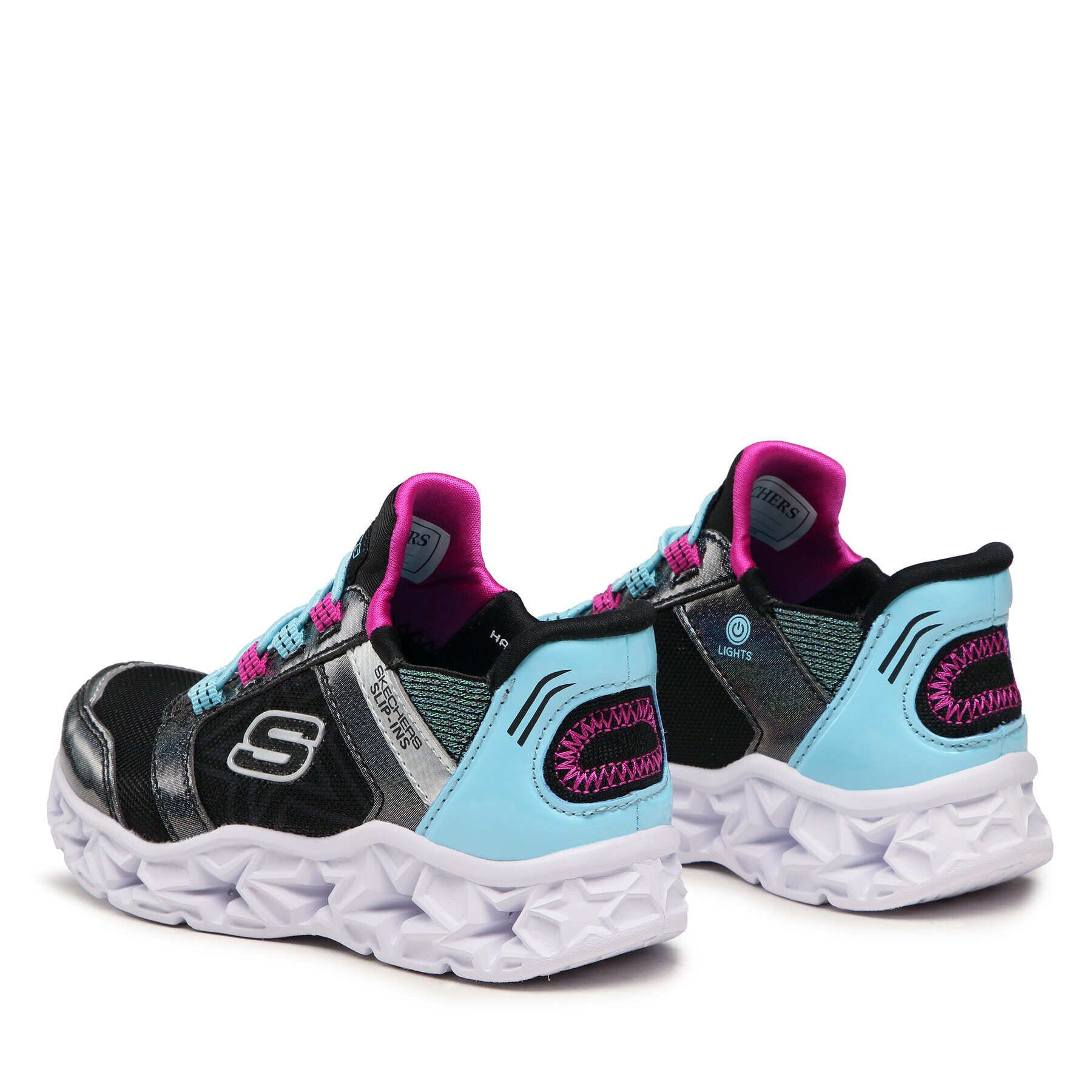 Skechers Superge Bright Cosmic 303701L/BKMT Črna - Pepit.si