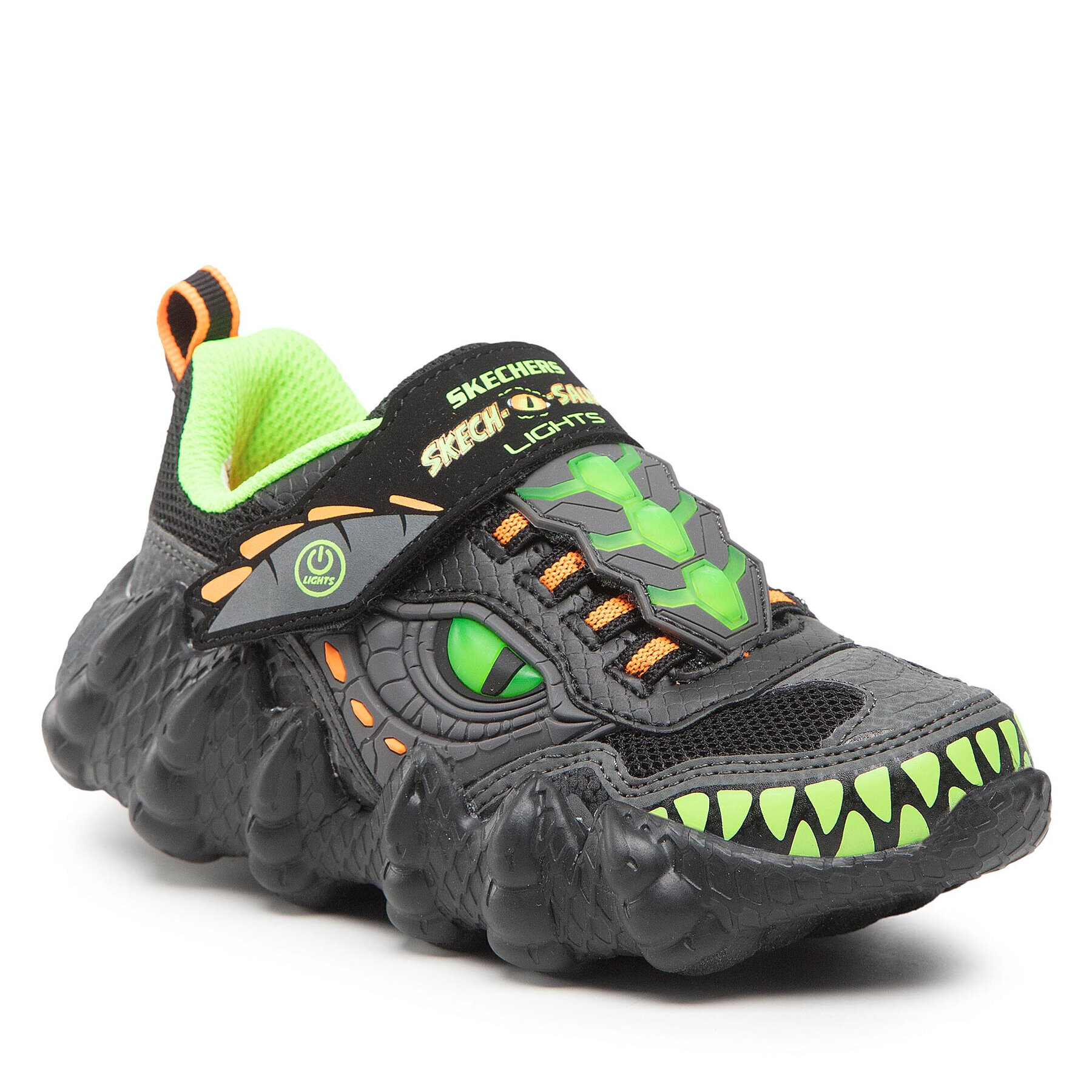 Skechers Superge Dino-Tracker 400112L/BKLM Siva - Pepit.si