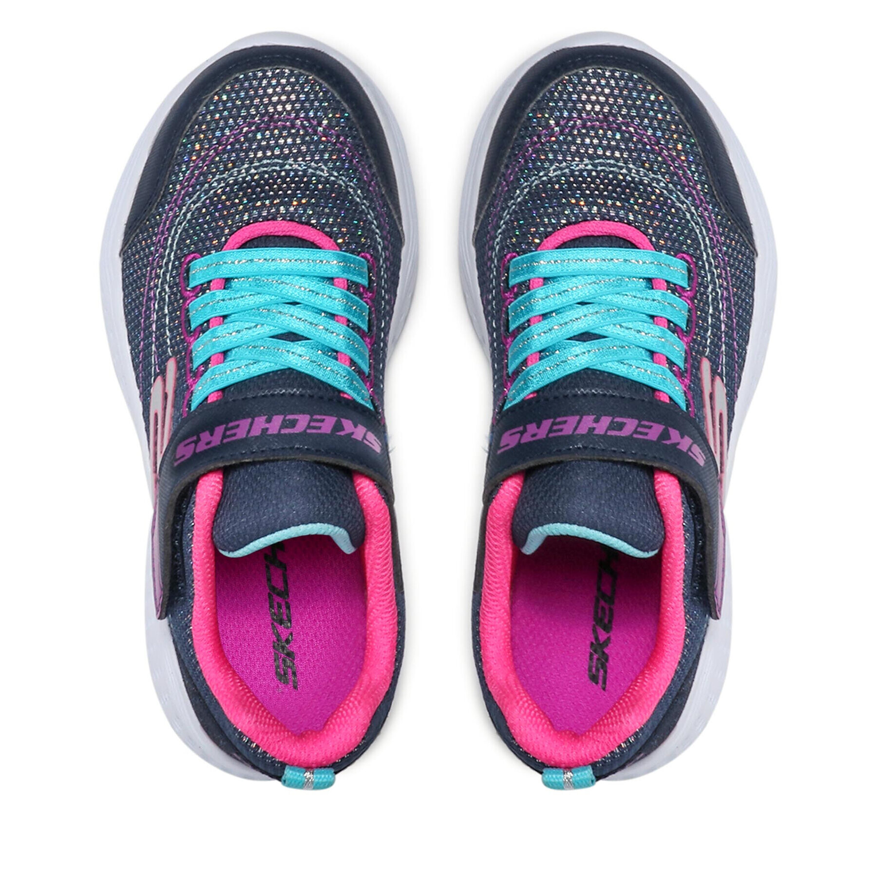 Skechers Superge Eternal Shine 302455L/NVMT Mornarsko modra - Pepit.si