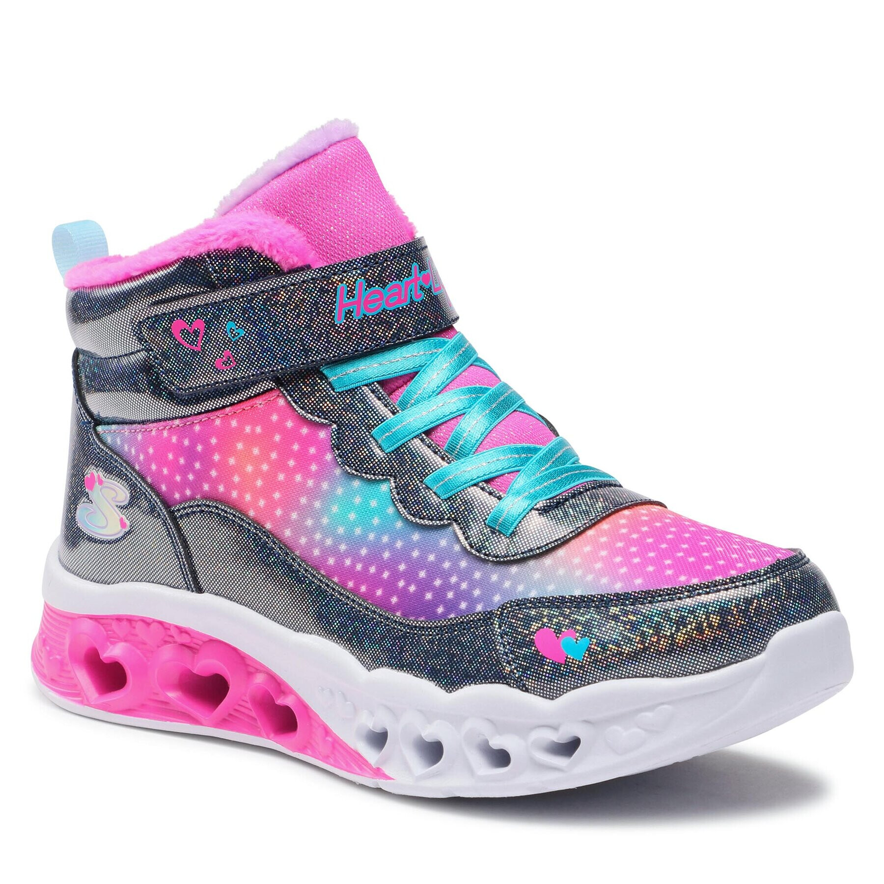 Skechers Superge Flutter Heart Lights Simple Amor 302677L/NVMT Modra - Pepit.si