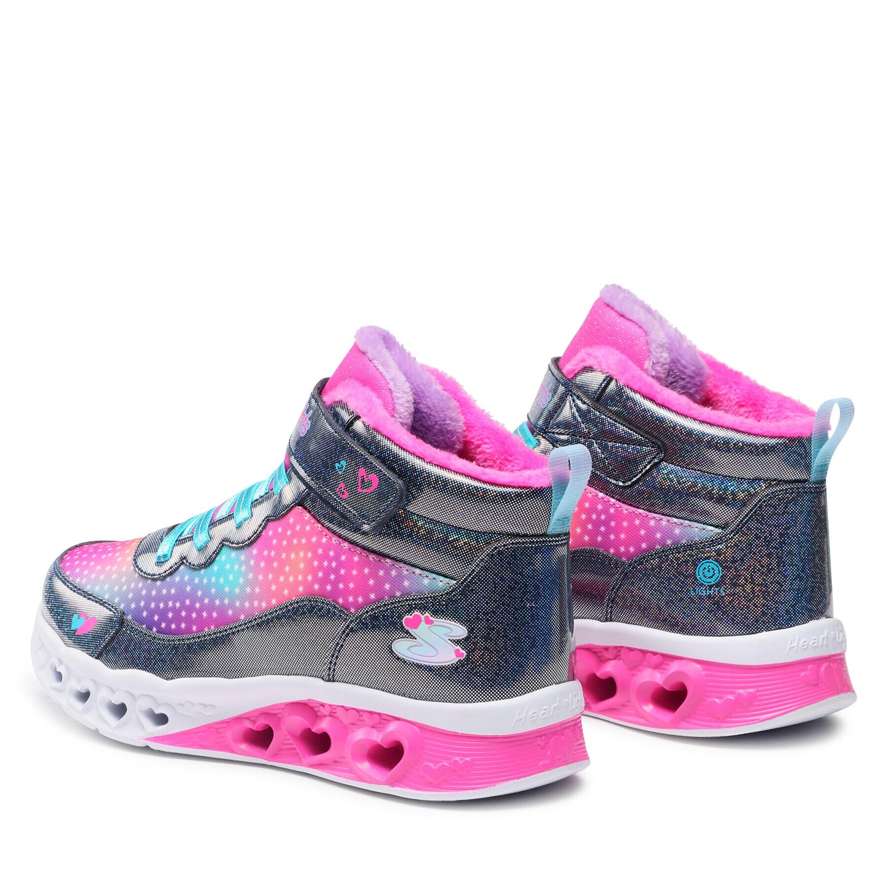 Skechers Superge Flutter Heart Lights Simple Amor 302677L/NVMT Modra - Pepit.si