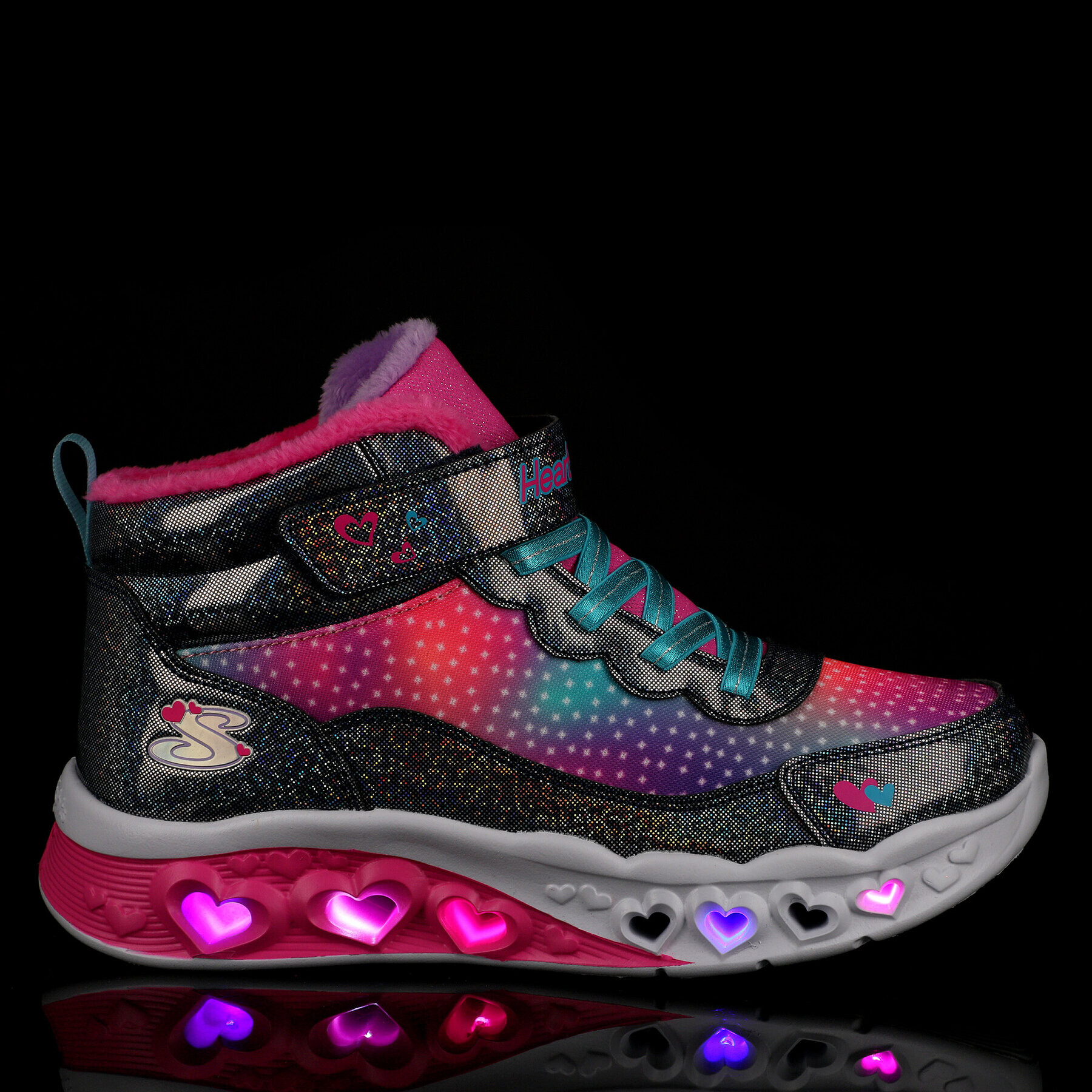 Skechers Superge Flutter Heart Lights Simple Amor 302677L/NVMT Modra - Pepit.si