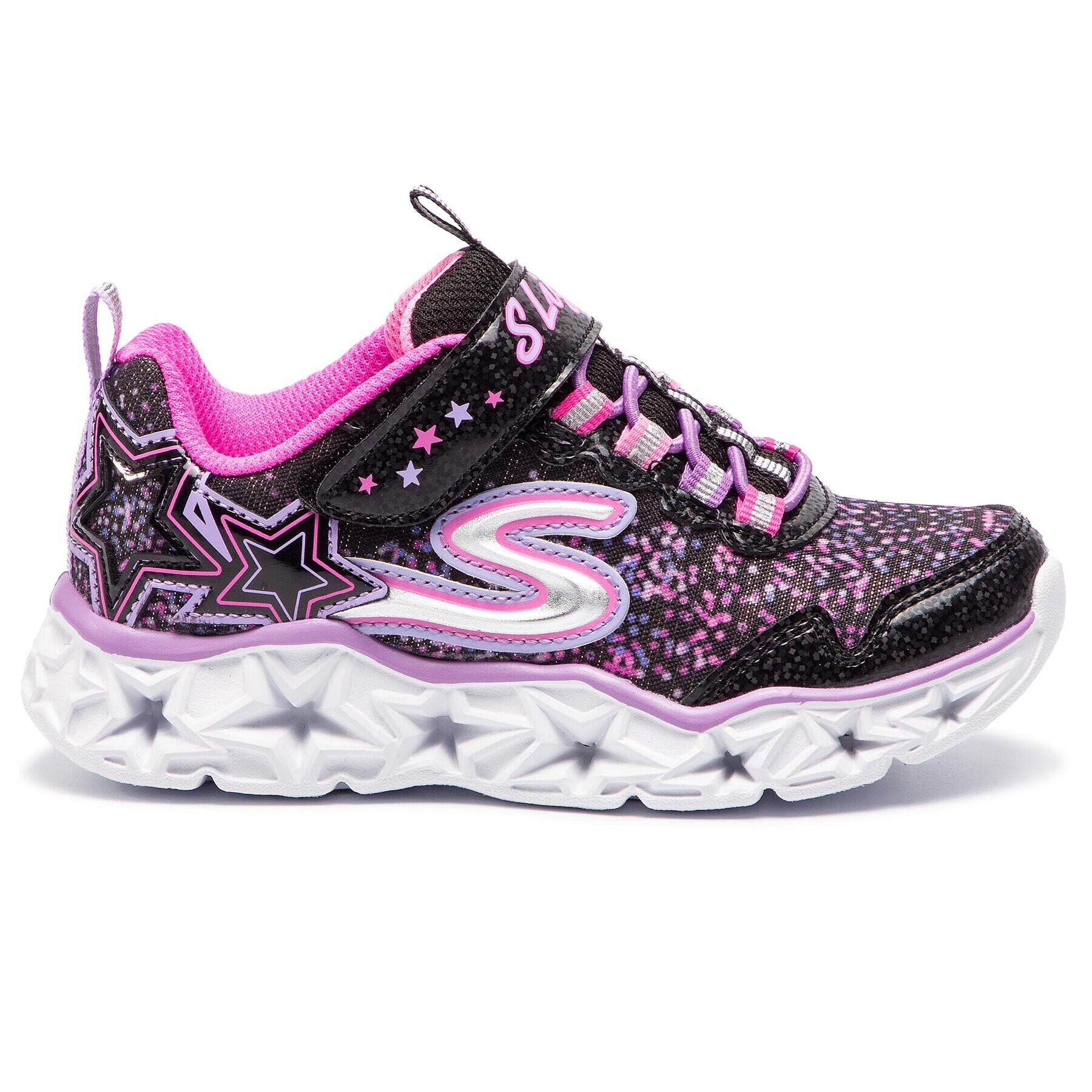 Skechers Superge Galaxy Lights 10920L/BKMT Črna - Pepit.si