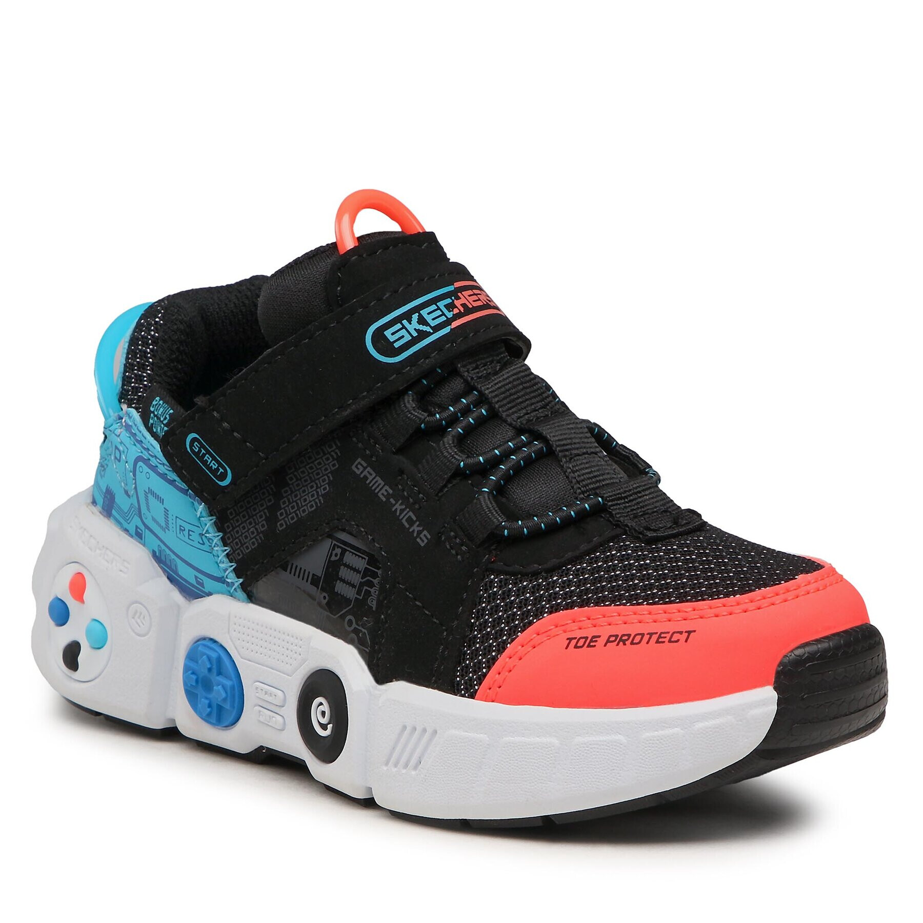 Skechers Superge Gametronix 402260L/BKMT Črna - Pepit.si