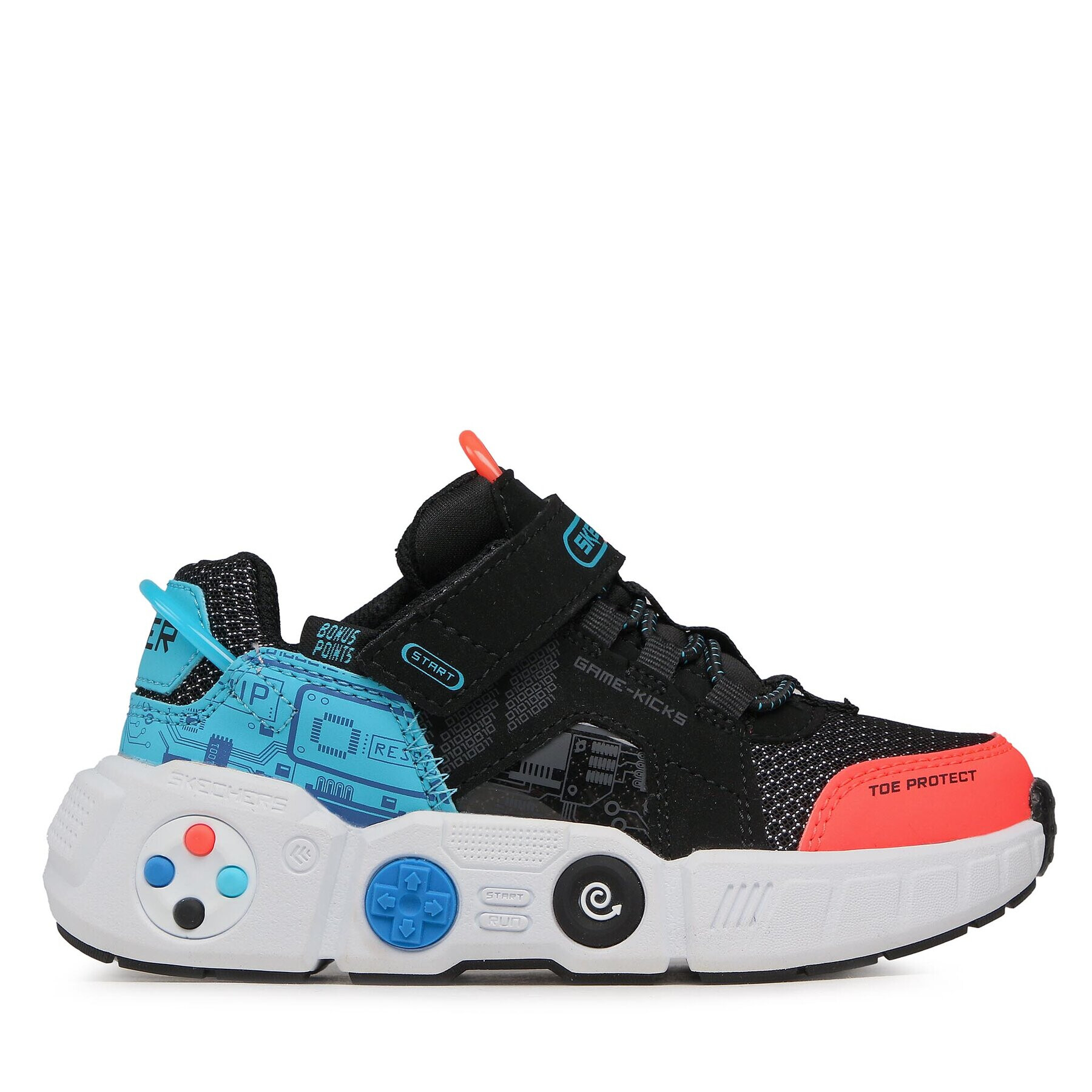 Skechers Superge Gametronix 402260L/BKMT Črna - Pepit.si