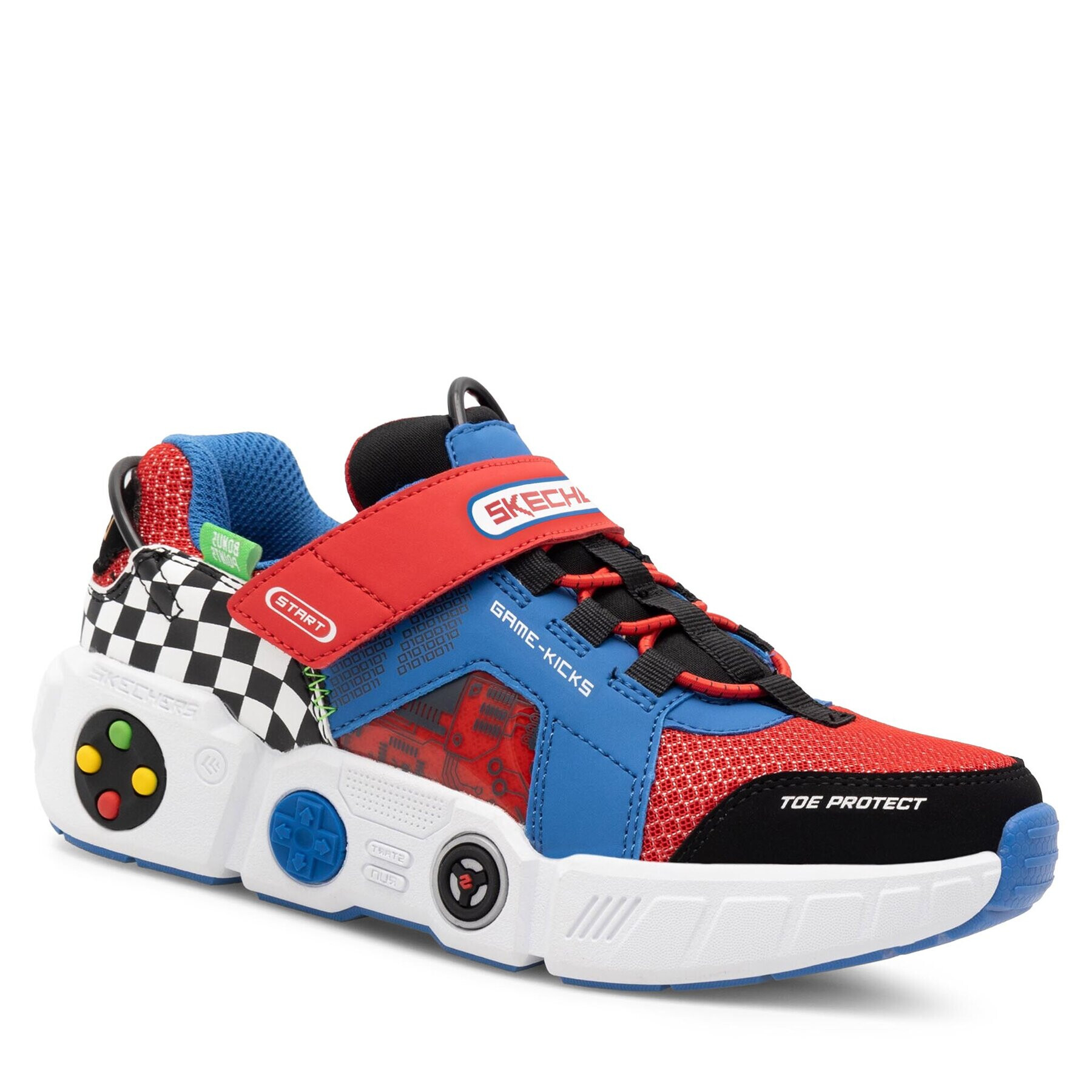 Skechers Superge GAMETRONIX 402260L BLMT Modra - Pepit.si