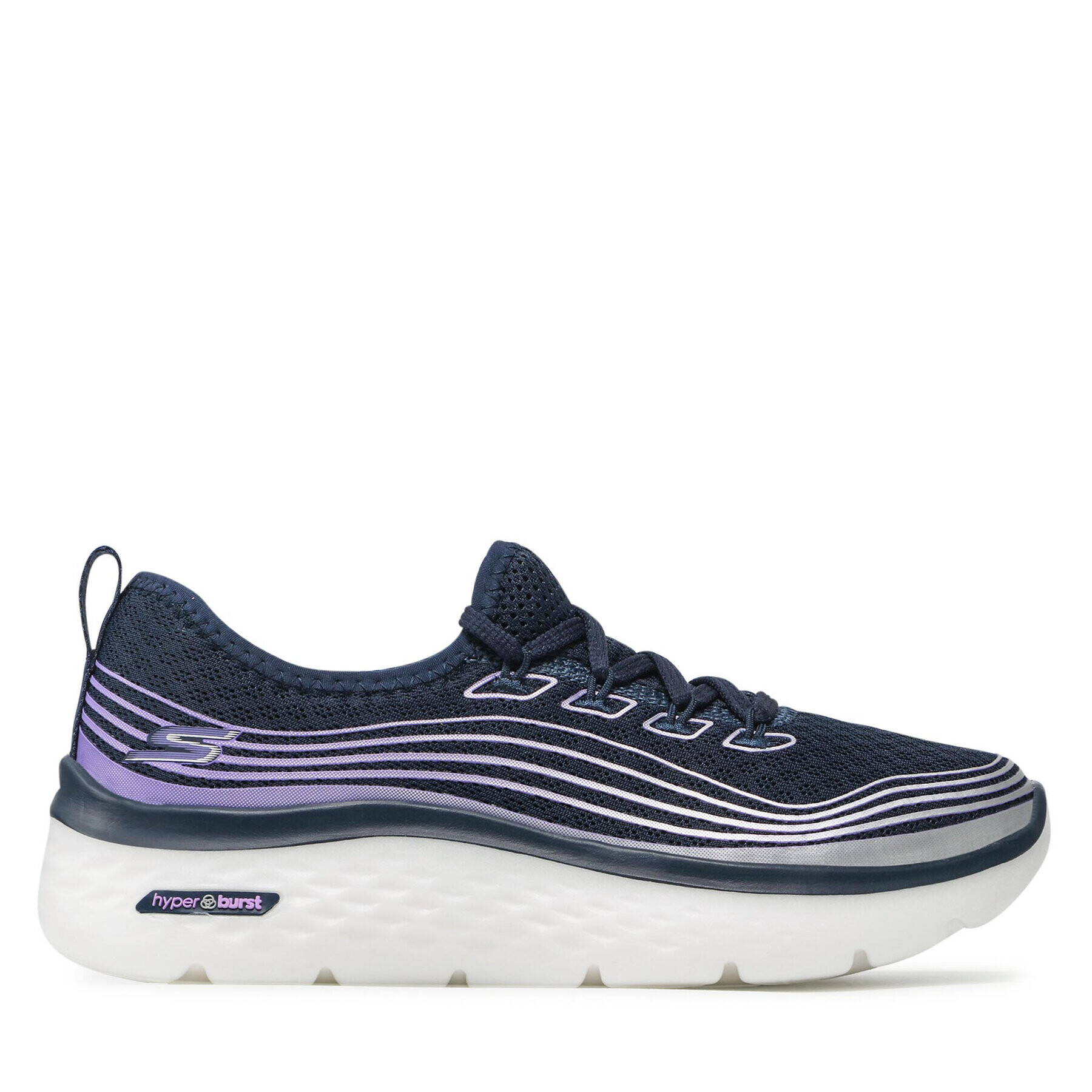 Skechers Superge Go Walk Hyper Burst 124599/NVLV Mornarsko modra - Pepit.si