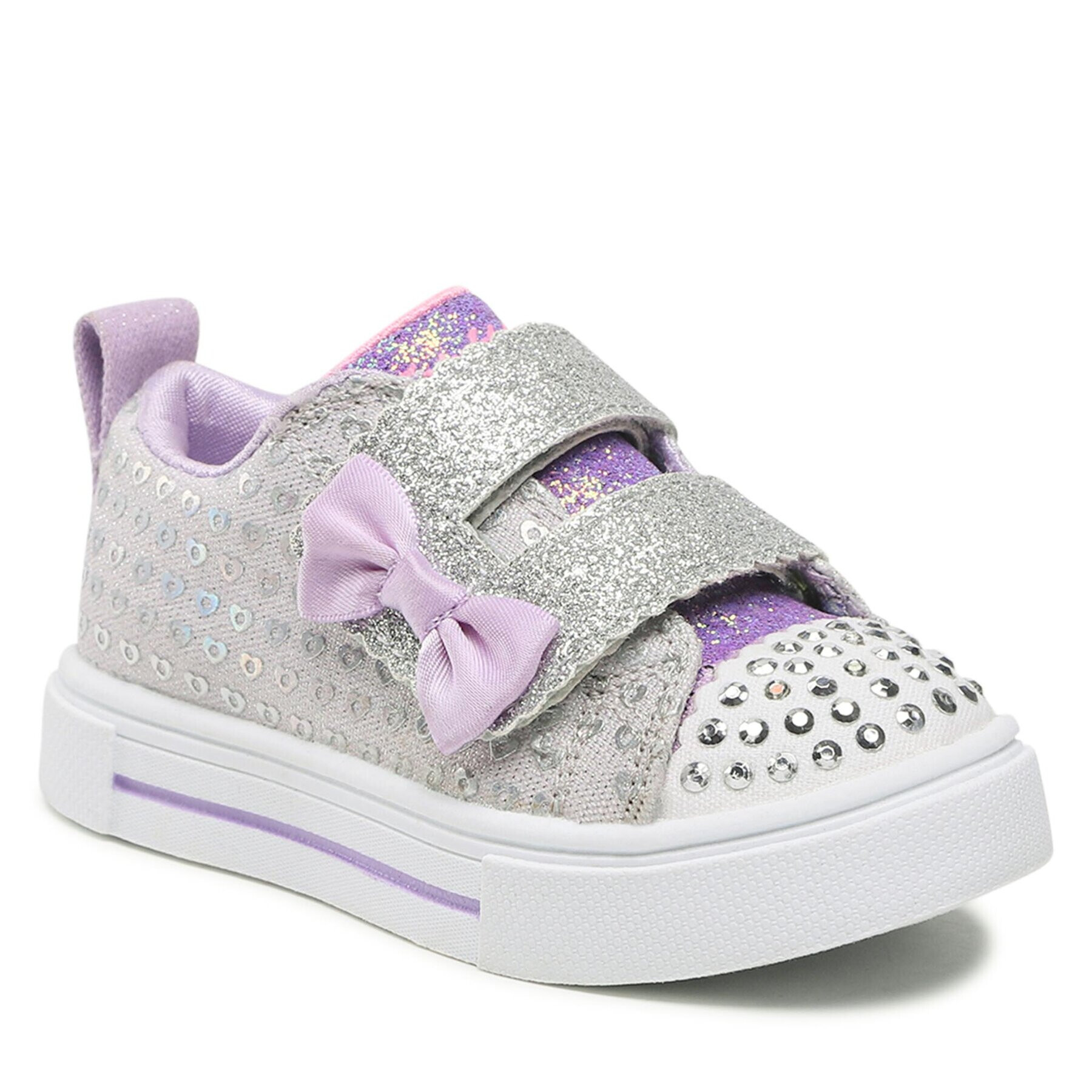 Skechers Superge Heart Dreamer 314791N/SIL Srebrna - Pepit.si