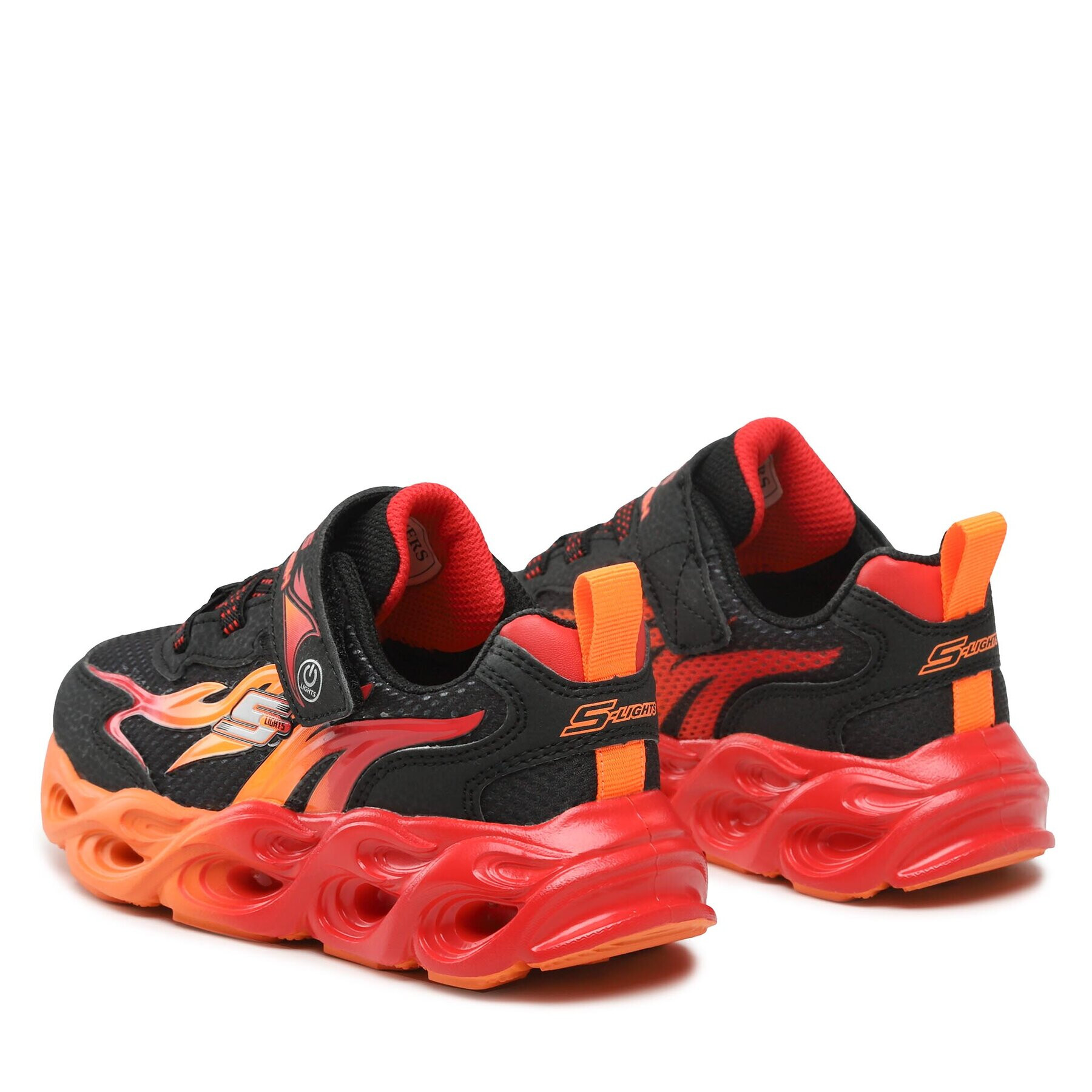 Skechers Superge Heat Flux 400103L/BKRD Črna - Pepit.si